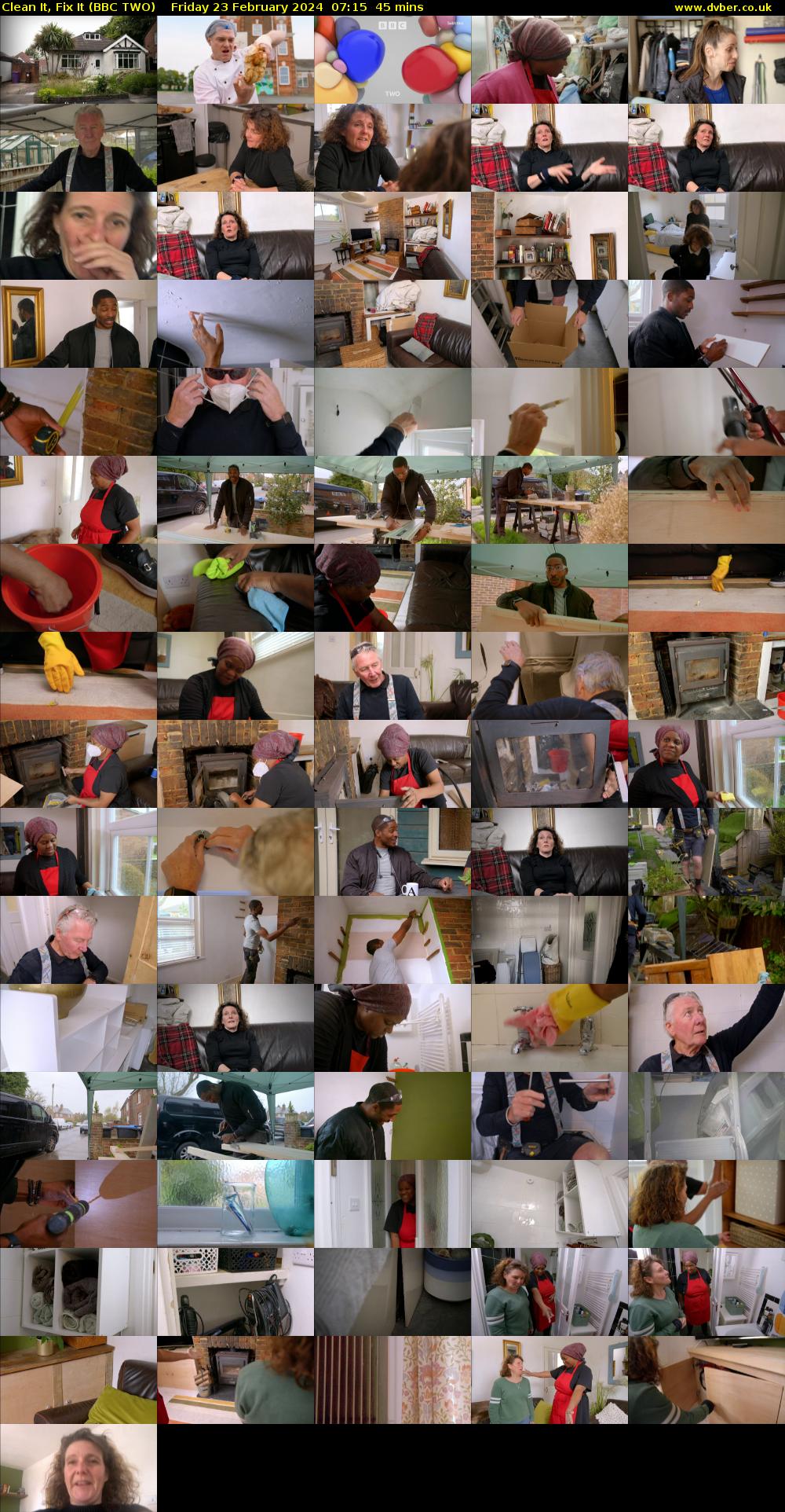 Clean It, Fix It (BBC TWO) Friday 23 February 2024 07:15 - 08:00