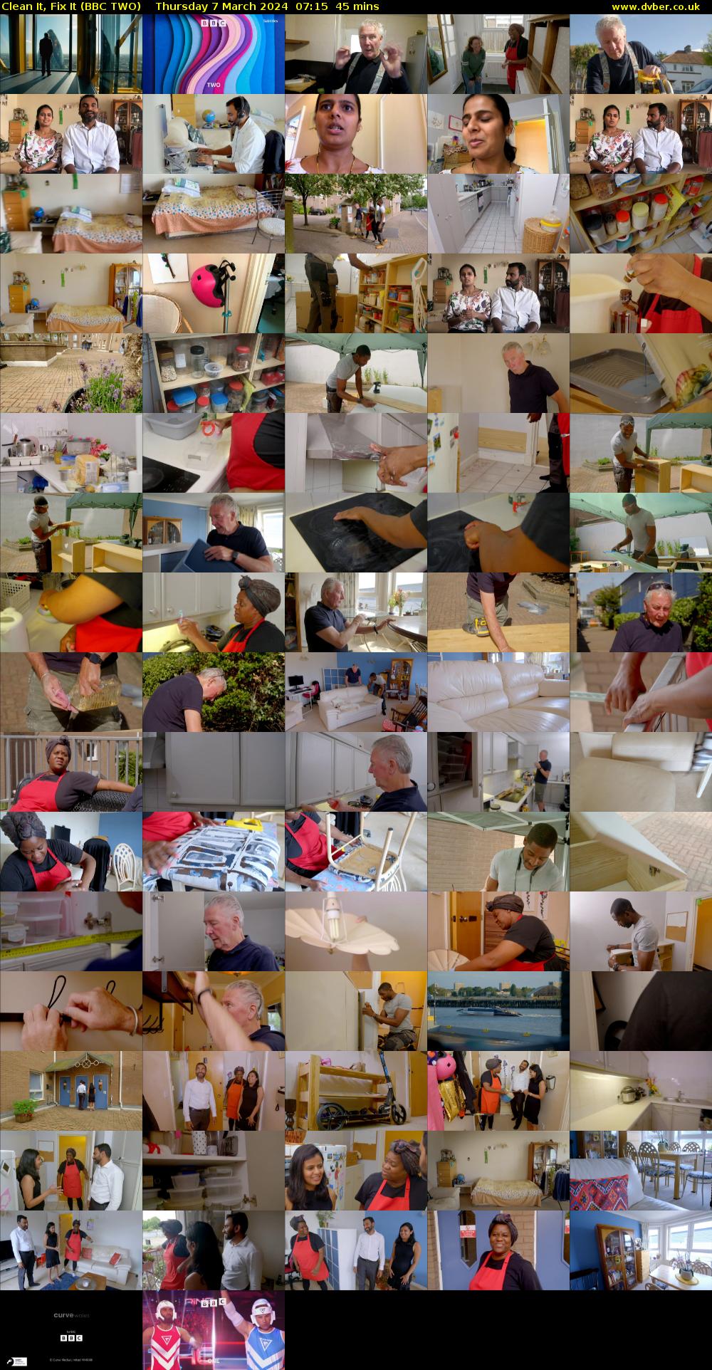 Clean It, Fix It (BBC TWO) Thursday 7 March 2024 07:15 - 08:00