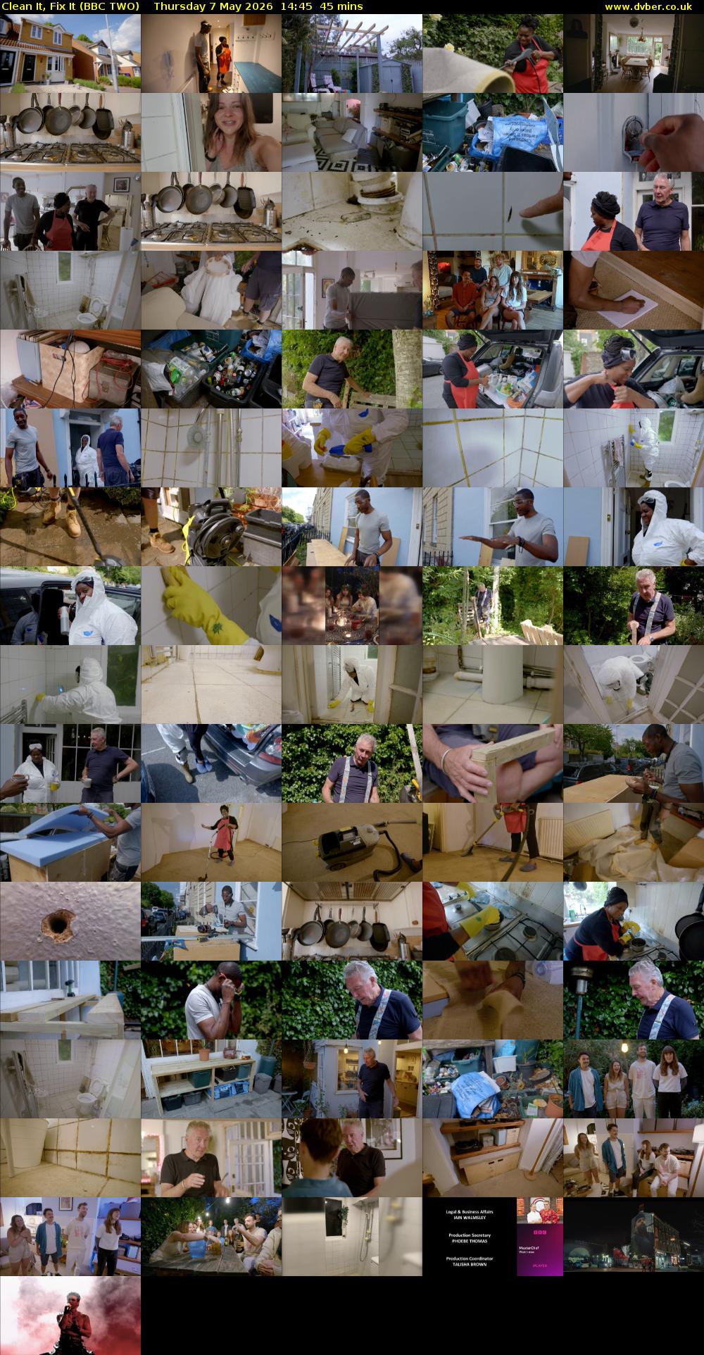 Clean It, Fix It (BBC TWO) Thursday 7 May 2026 14:45 - 15:30