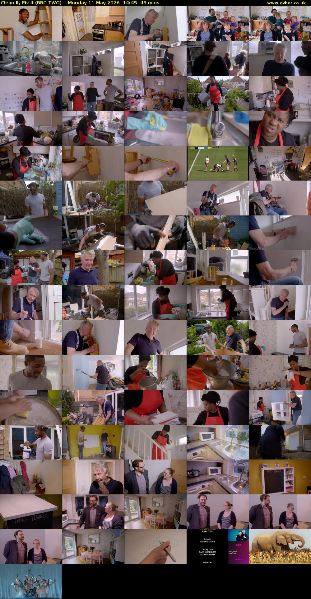 Clean It, Fix It (BBC TWO) Monday 11 May 2026 14:45 - 15:30