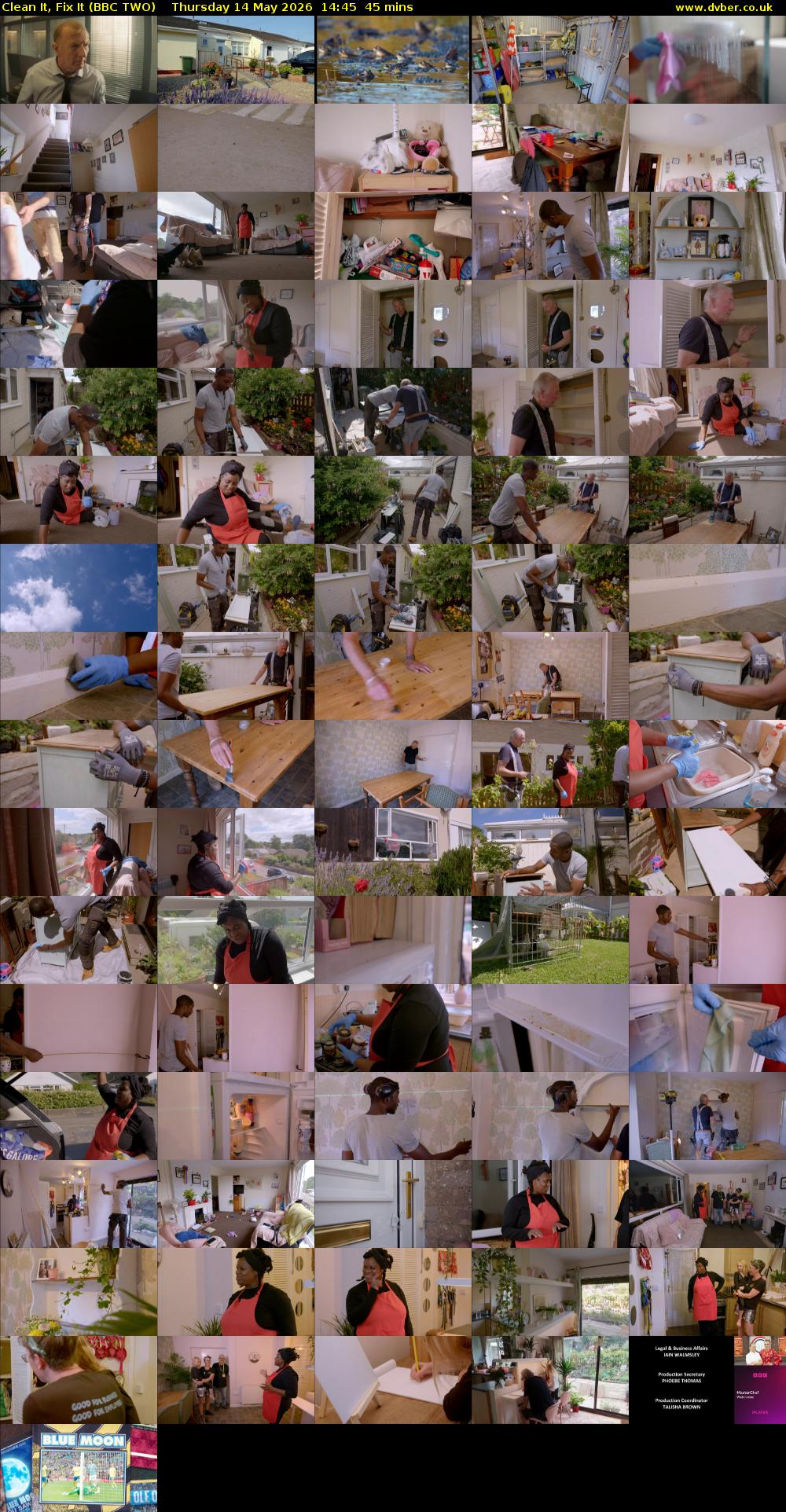 Clean It, Fix It (BBC TWO) Thursday 14 May 2026 14:45 - 15:30