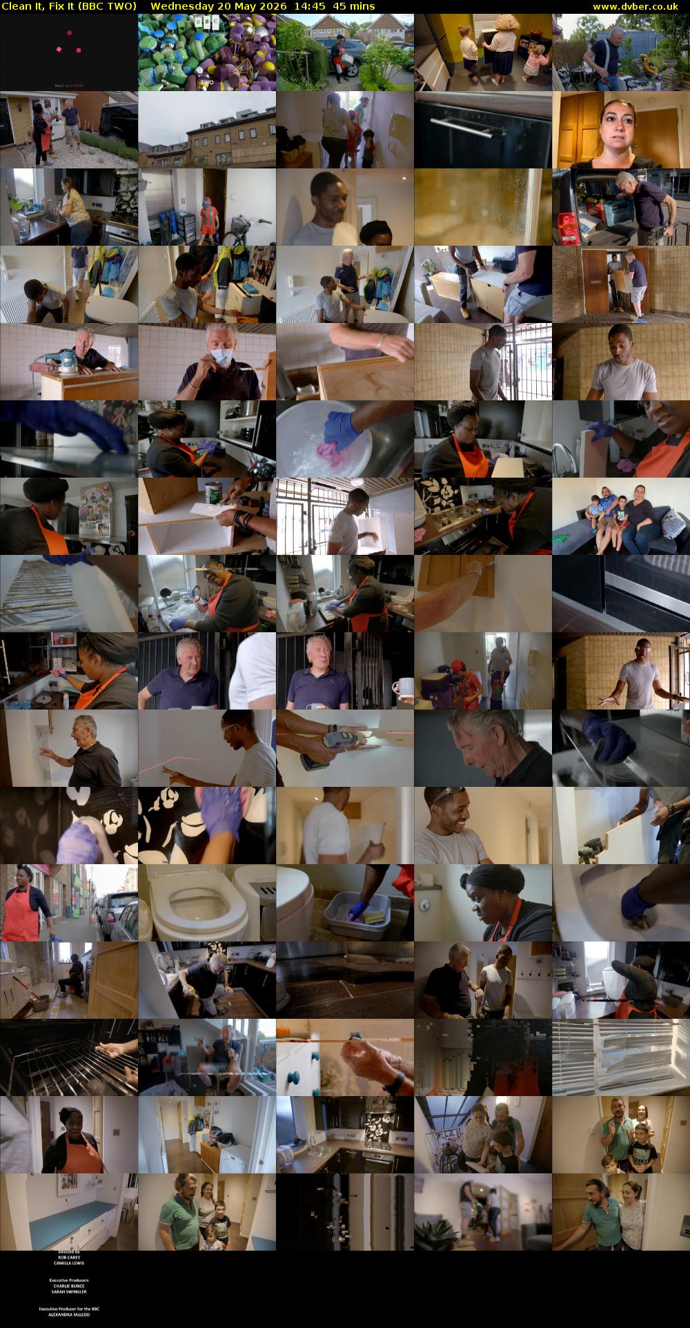Clean It, Fix It (BBC TWO) Wednesday 20 May 2026 14:45 - 15:30