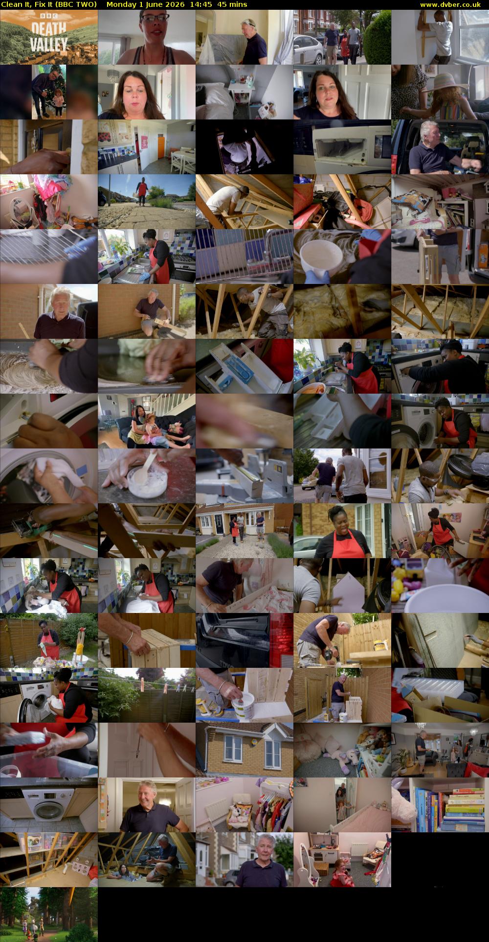 Clean It, Fix It (BBC TWO) Monday 1 June 2026 14:45 - 15:30