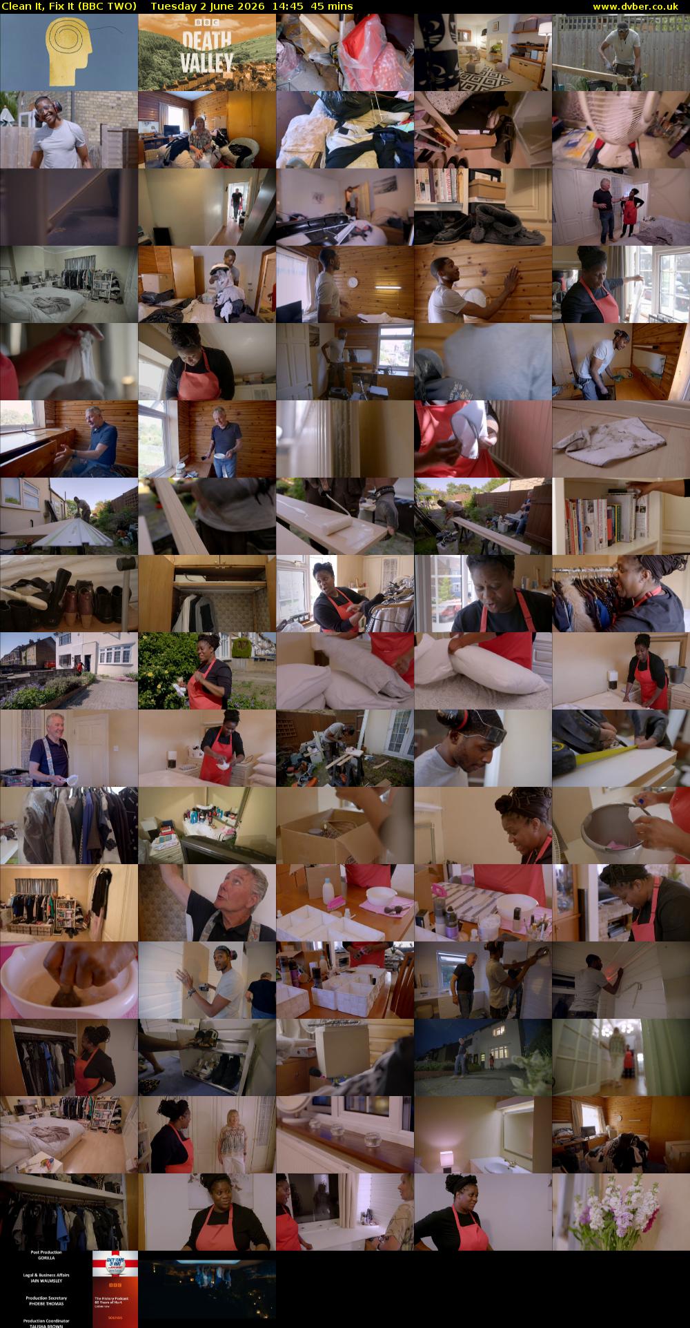 Clean It, Fix It (BBC TWO) Tuesday 2 June 2026 14:45 - 15:30