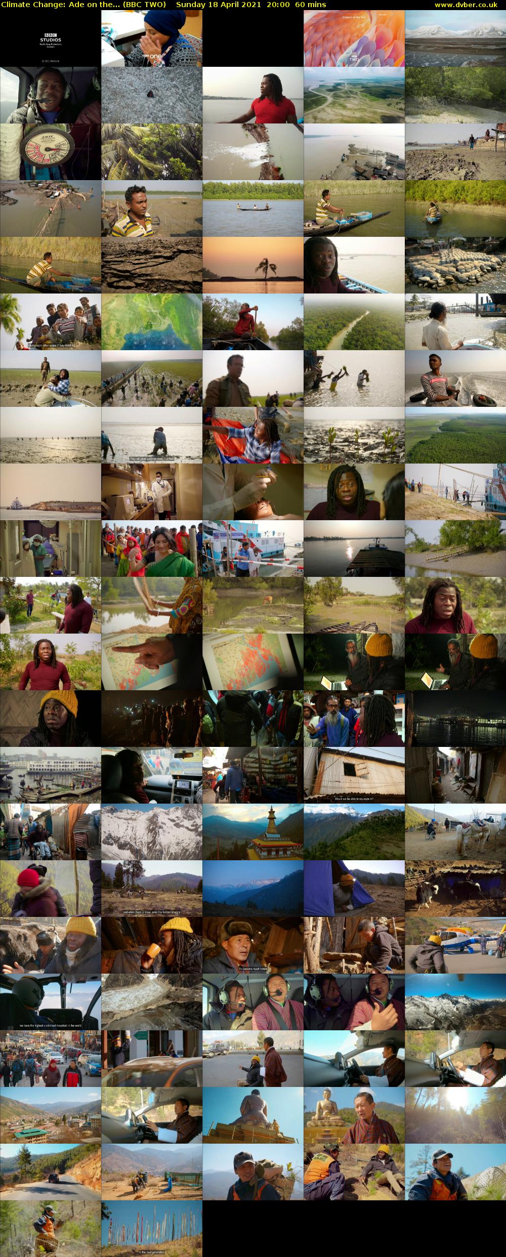Climate Change: Ade on the... (BBC TWO) Sunday 18 April 2021 20:00 - 21:00