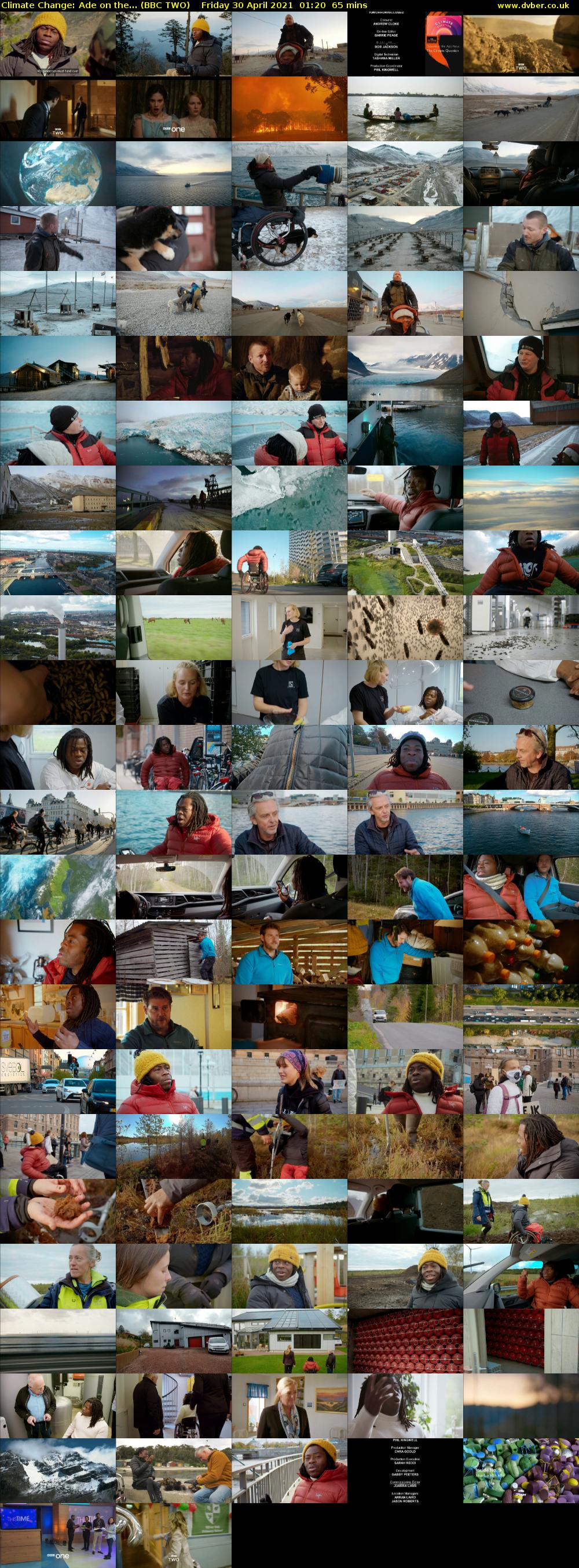 Climate Change: Ade on the... (BBC TWO) Friday 30 April 2021 01:20 - 02:25