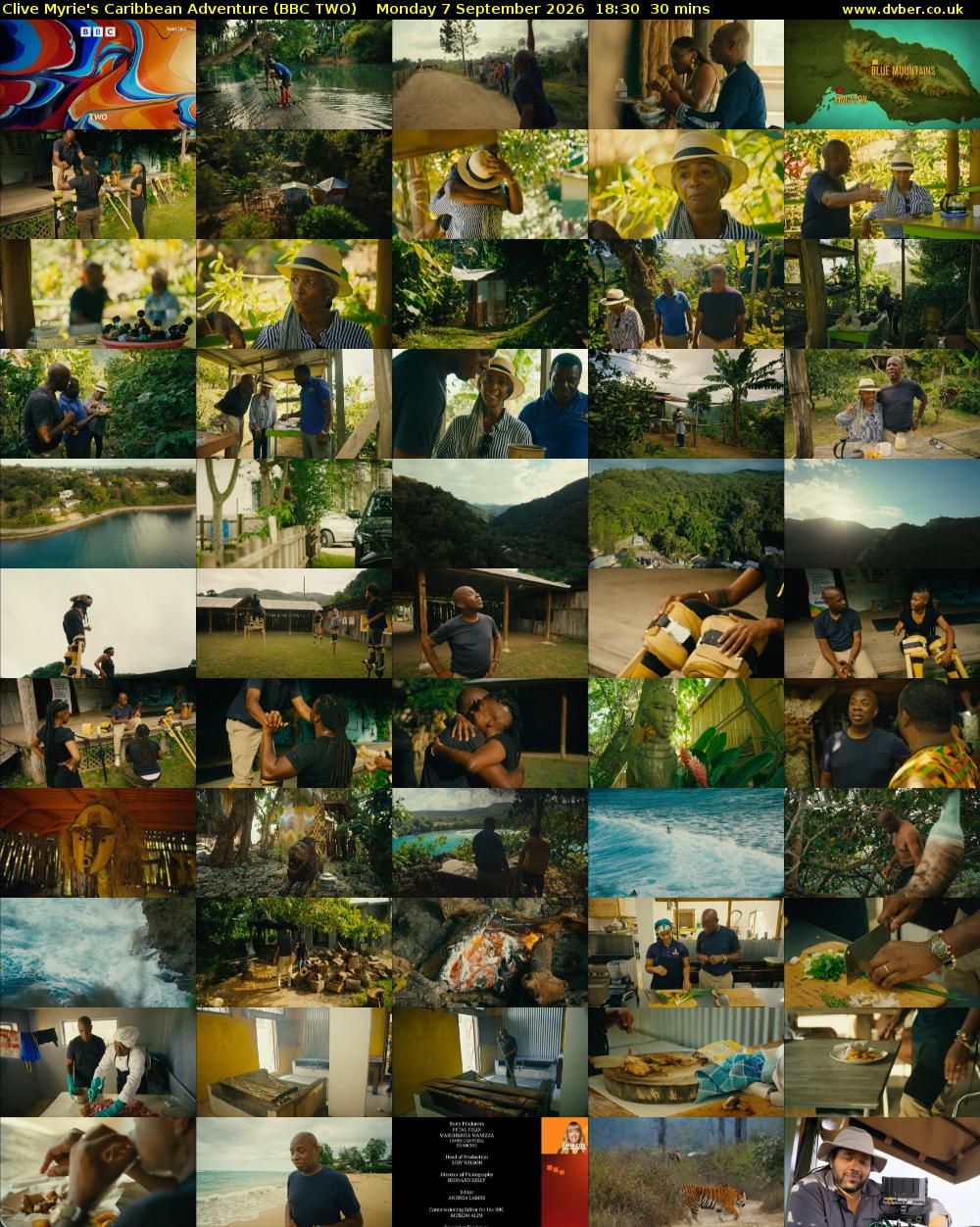 Clive Myrie's Caribbean Adventure (BBC TWO) Monday 7 September 2026 18:30 - 19:00
