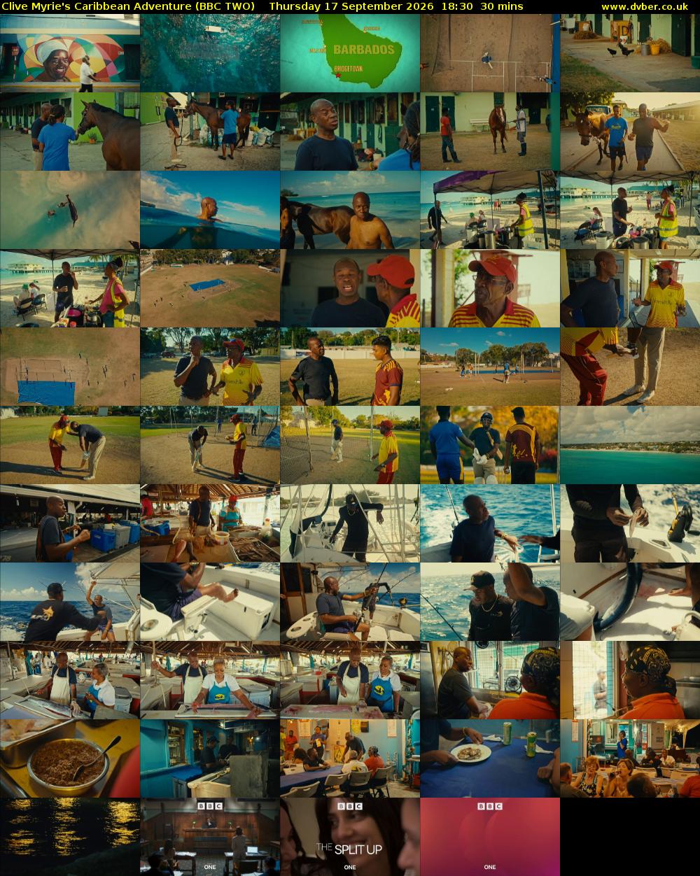 Clive Myrie's Caribbean Adventure (BBC TWO) Thursday 17 September 2026 18:30 - 19:00