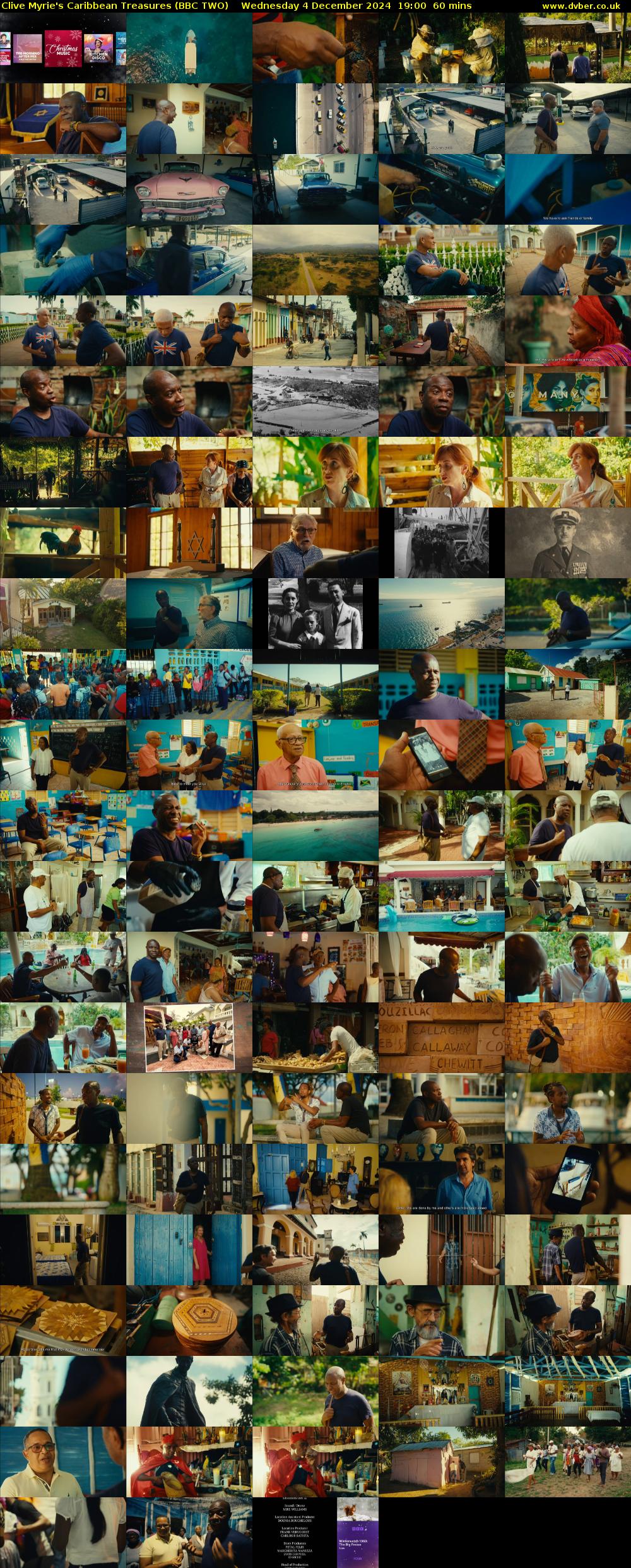 Clive Myrie's Caribbean Treasures (BBC TWO) Wednesday 4 December 2024 19:00 - 20:00