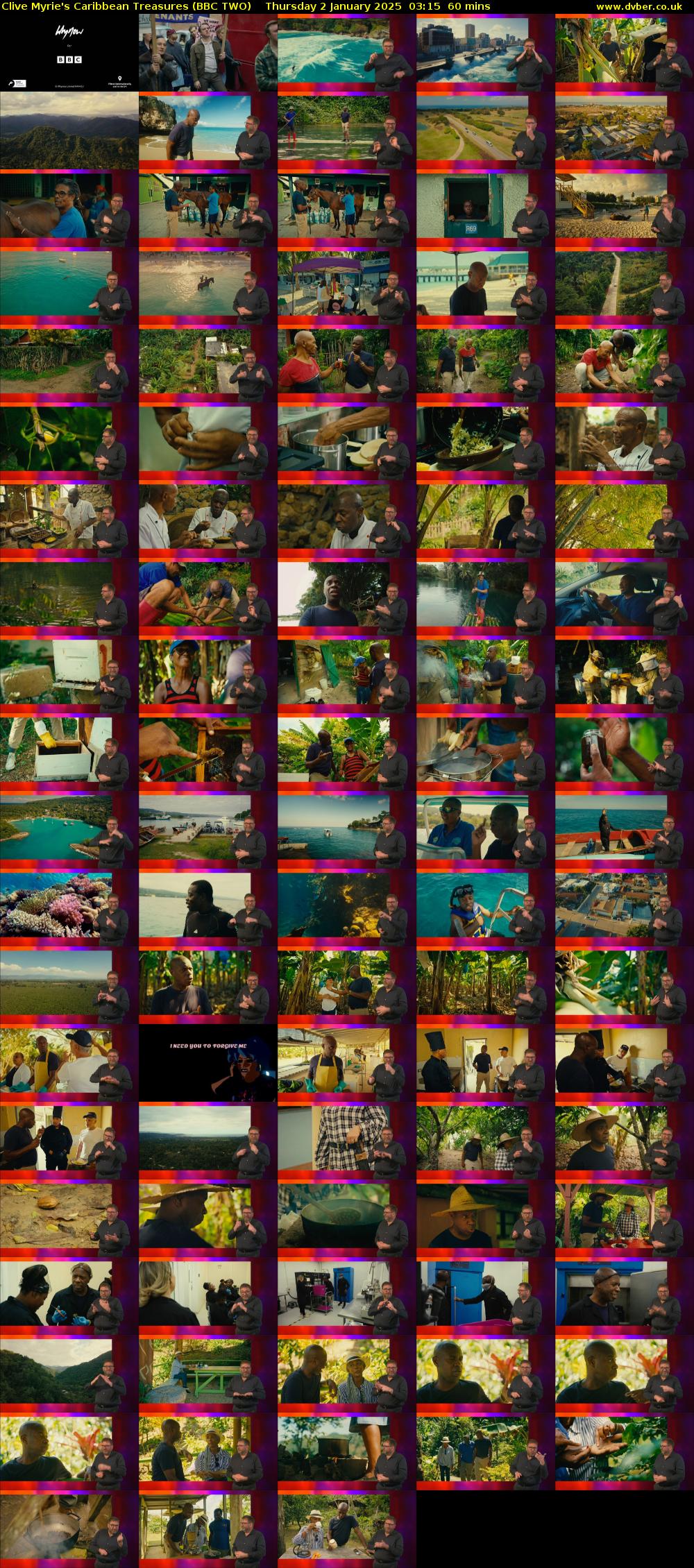 Clive Myrie's Caribbean Treasures (BBC TWO) Thursday 2 January 2025 03:15 - 04:15