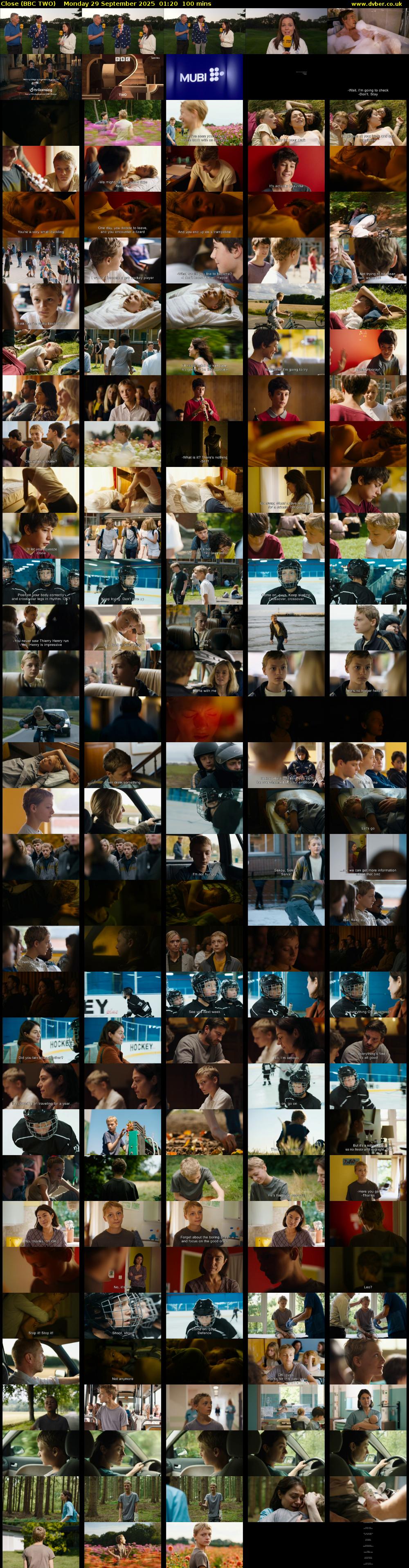 Close (BBC TWO) Monday 29 September 2025 01:20 - 03:00