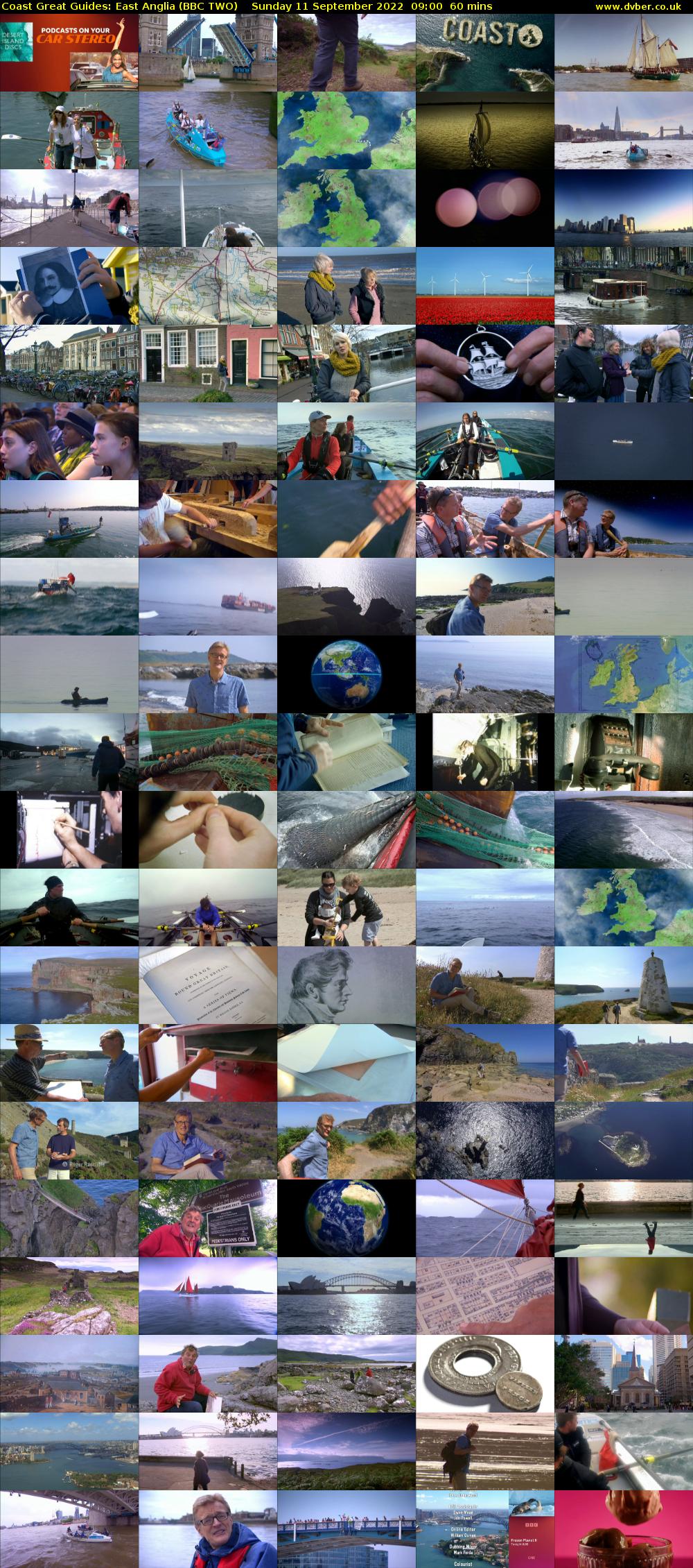 Coast Great Guides: East Anglia (BBC TWO) Sunday 11 September 2022 09:00 - 10:00