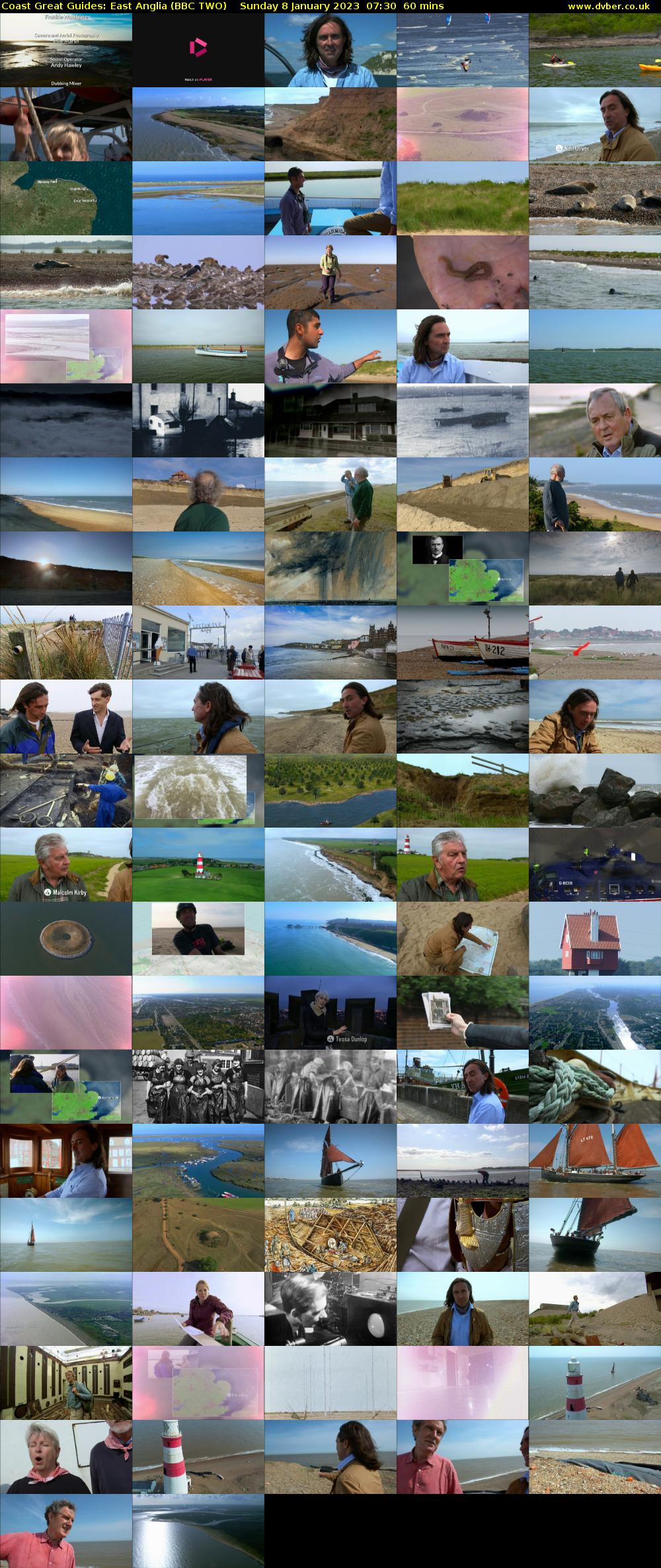 Coast Great Guides: East Anglia (BBC TWO) Sunday 8 January 2023 07:30 - 08:30