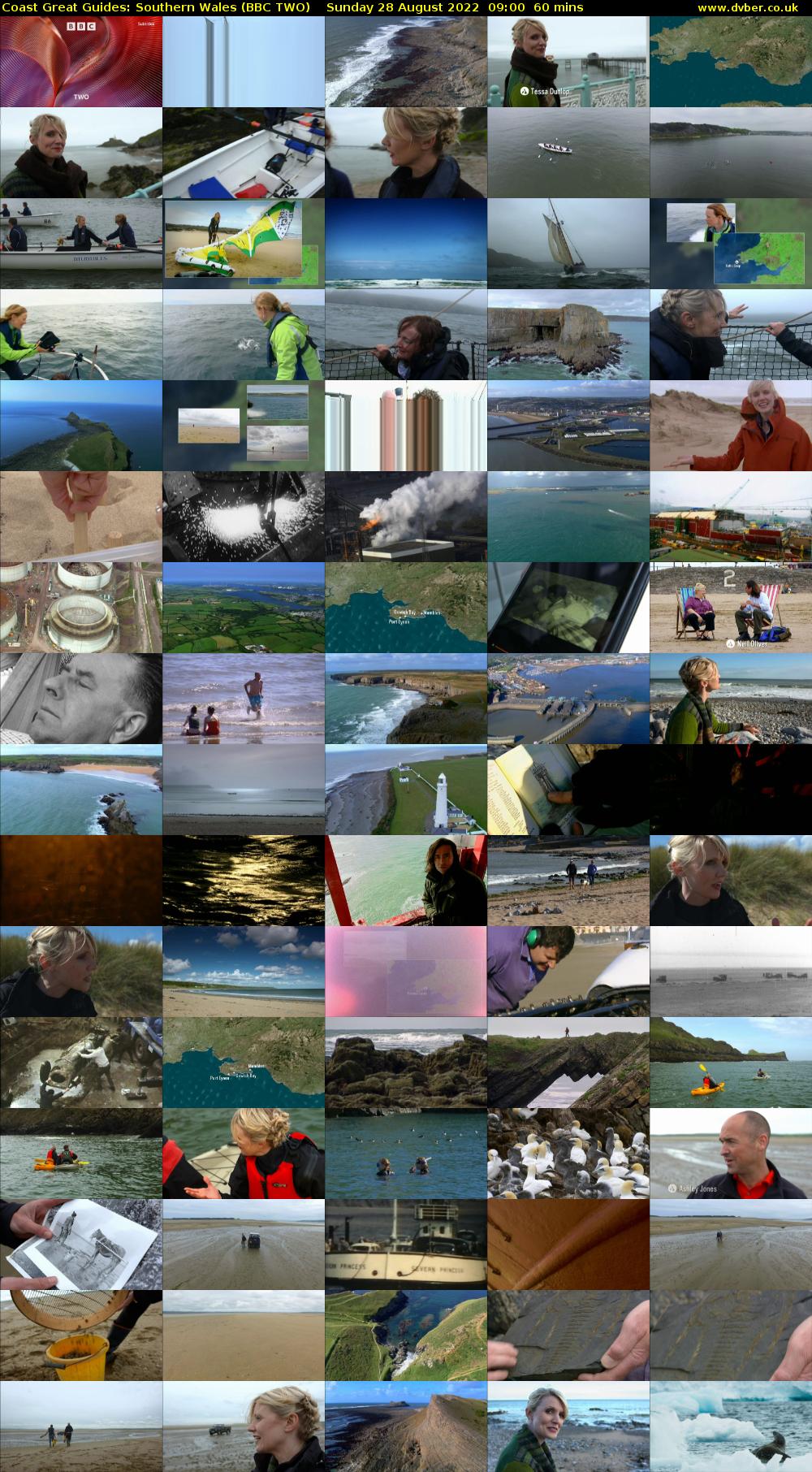 Coast Great Guides: Southern Wales (BBC TWO) Sunday 28 August 2022 09:00 - 10:00
