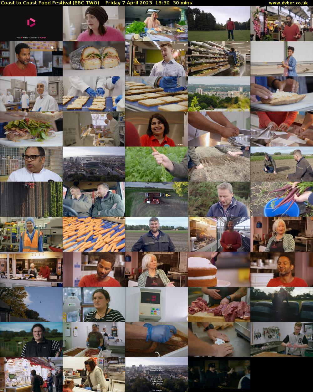 Coast to Coast Food Festival (BBC TWO) Friday 7 April 2023 18:30 - 19:00
