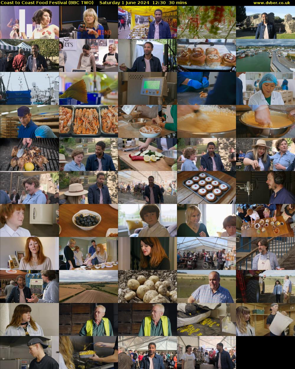 Coast to Coast Food Festival (BBC TWO) Saturday 1 June 2024 12:30 - 13:00