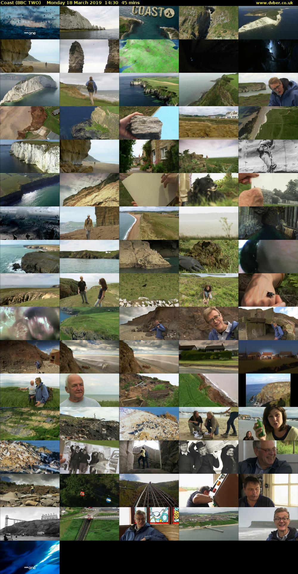 Coast (BBC TWO) Monday 18 March 2019 14:30 - 15:15