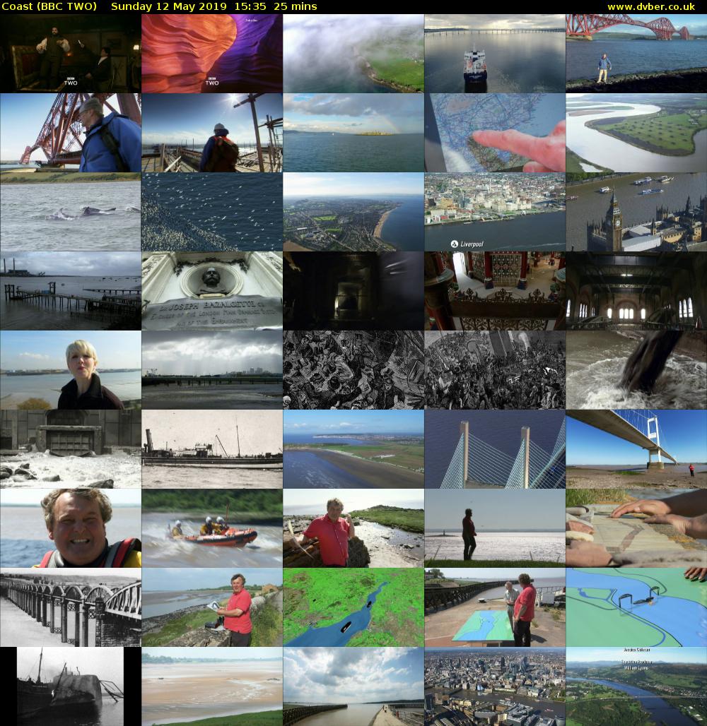 Coast (BBC TWO) Sunday 12 May 2019 15:35 - 16:00