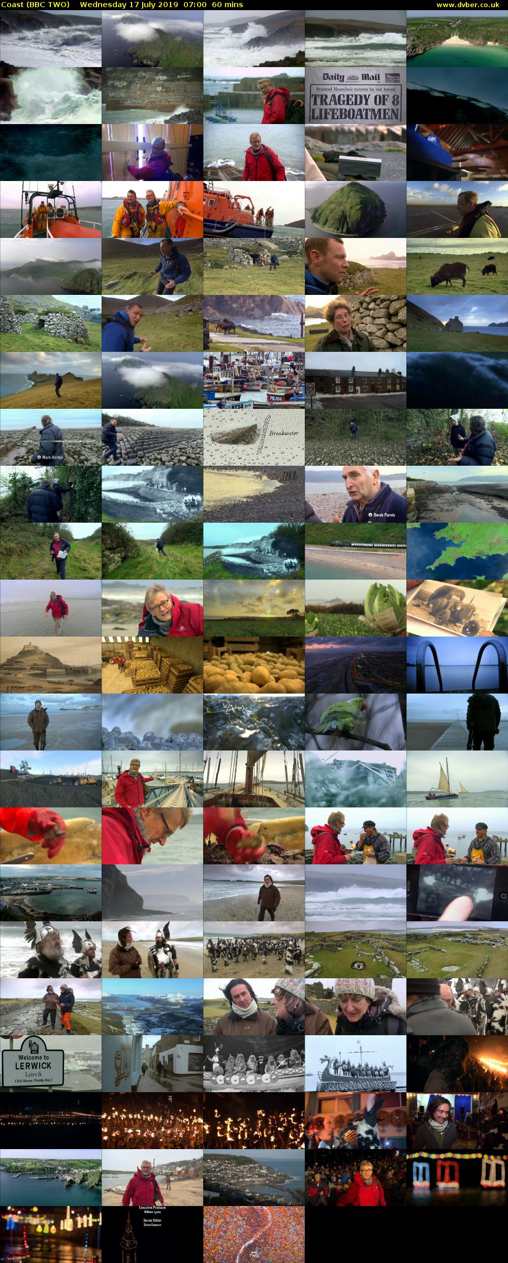 Coast (BBC TWO) Wednesday 17 July 2019 07:00 - 08:00