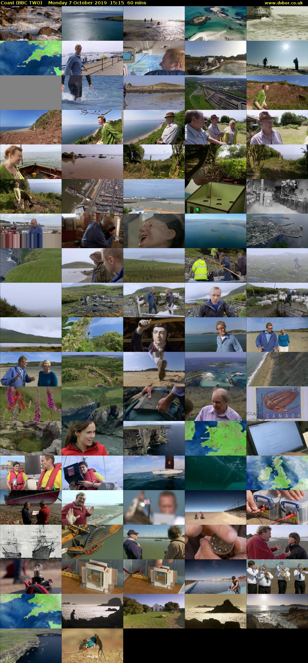 Coast (BBC TWO) Monday 7 October 2019 15:15 - 16:15
