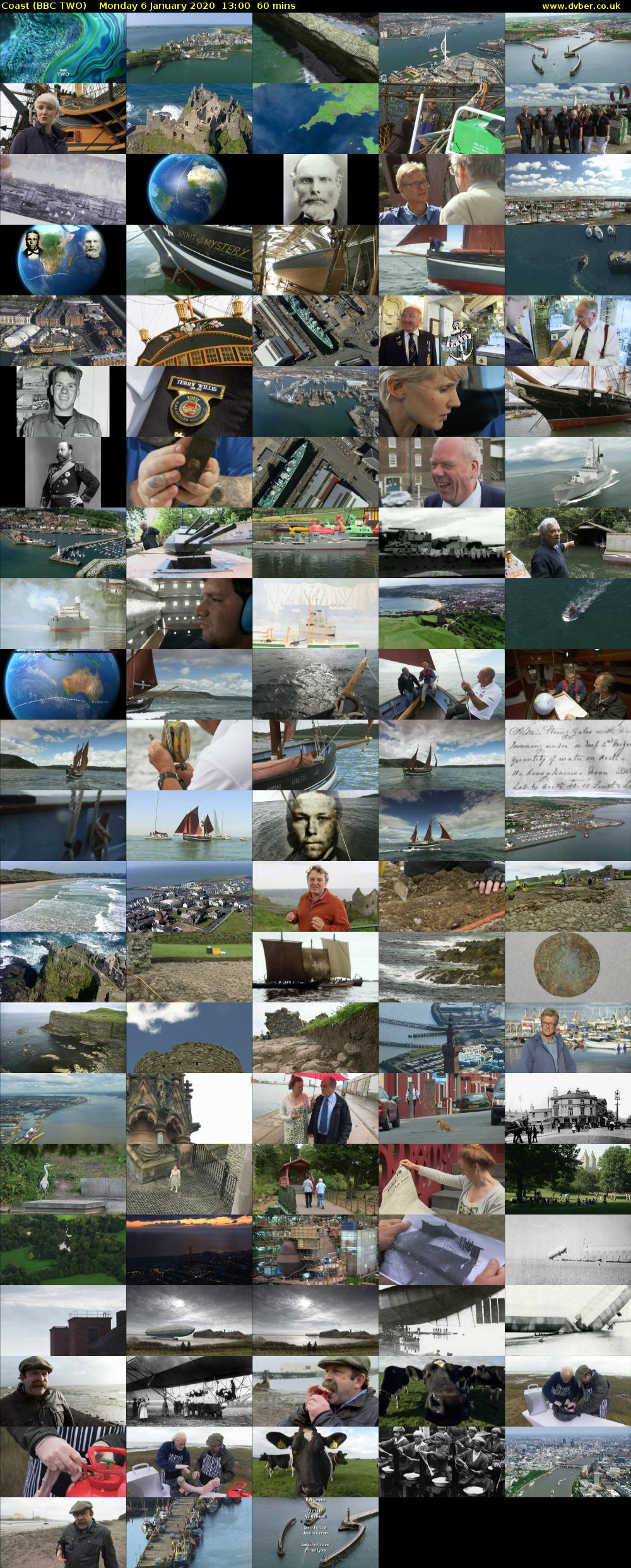 Coast (BBC TWO) Monday 6 January 2020 13:00 - 14:00