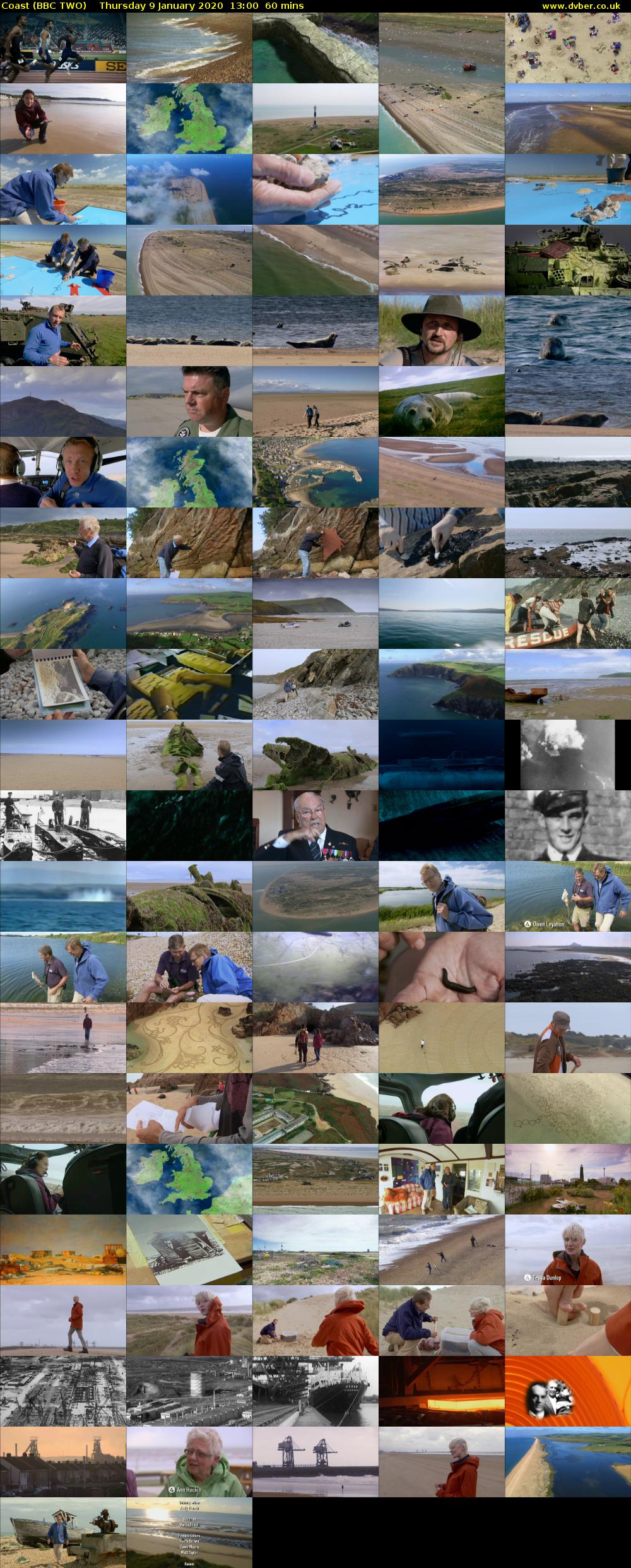 Coast (BBC TWO) Thursday 9 January 2020 13:00 - 14:00