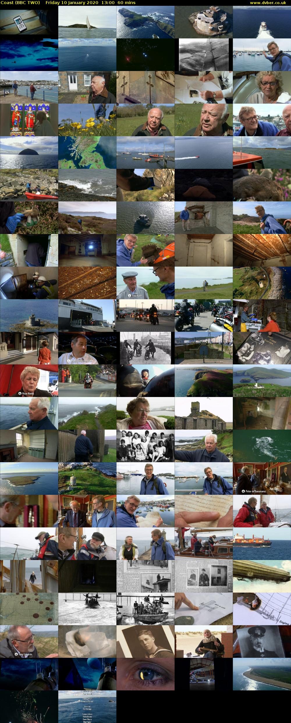Coast (BBC TWO) Friday 10 January 2020 13:00 - 14:00