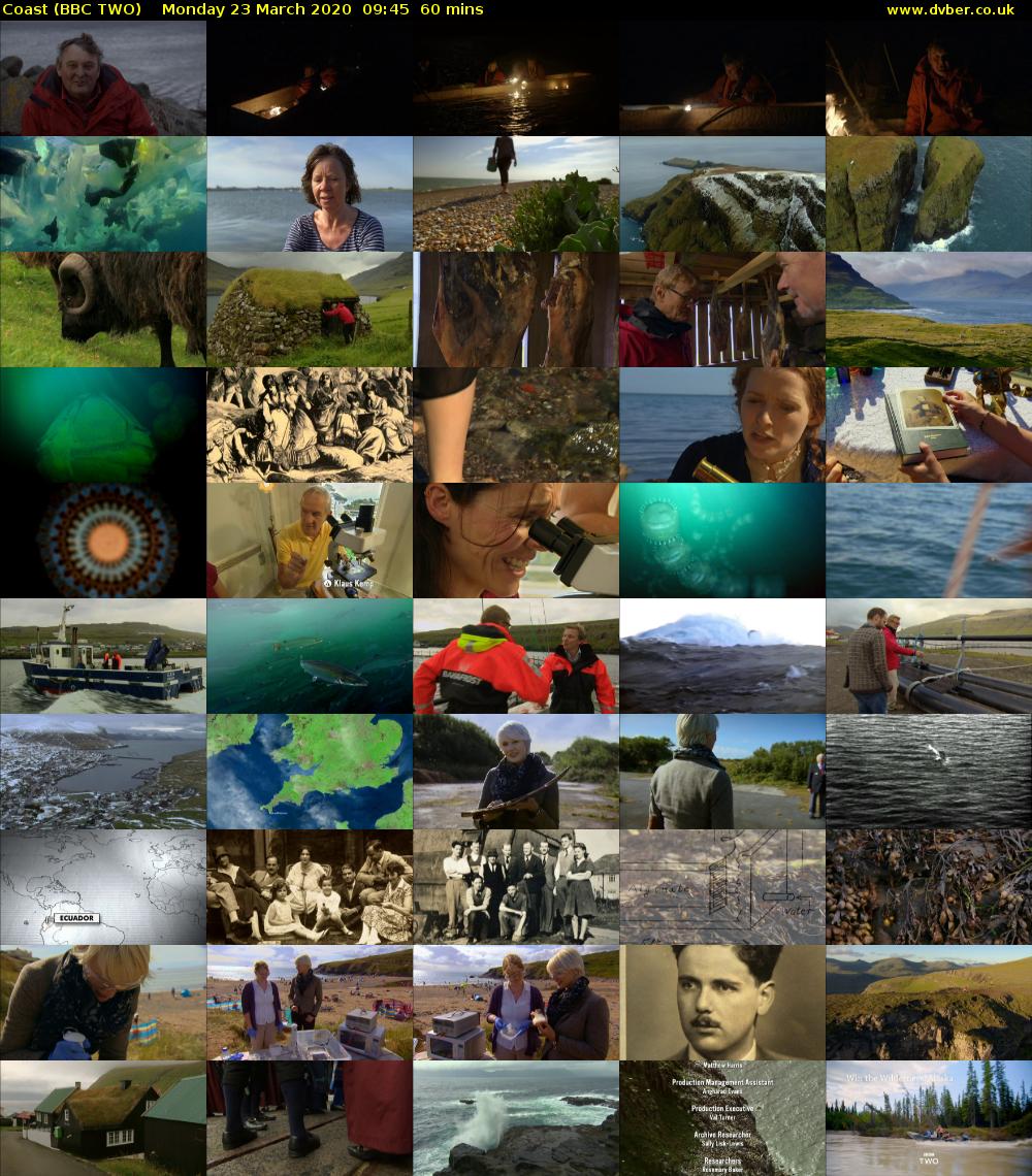 Coast (BBC TWO) Monday 23 March 2020 09:45 - 10:45