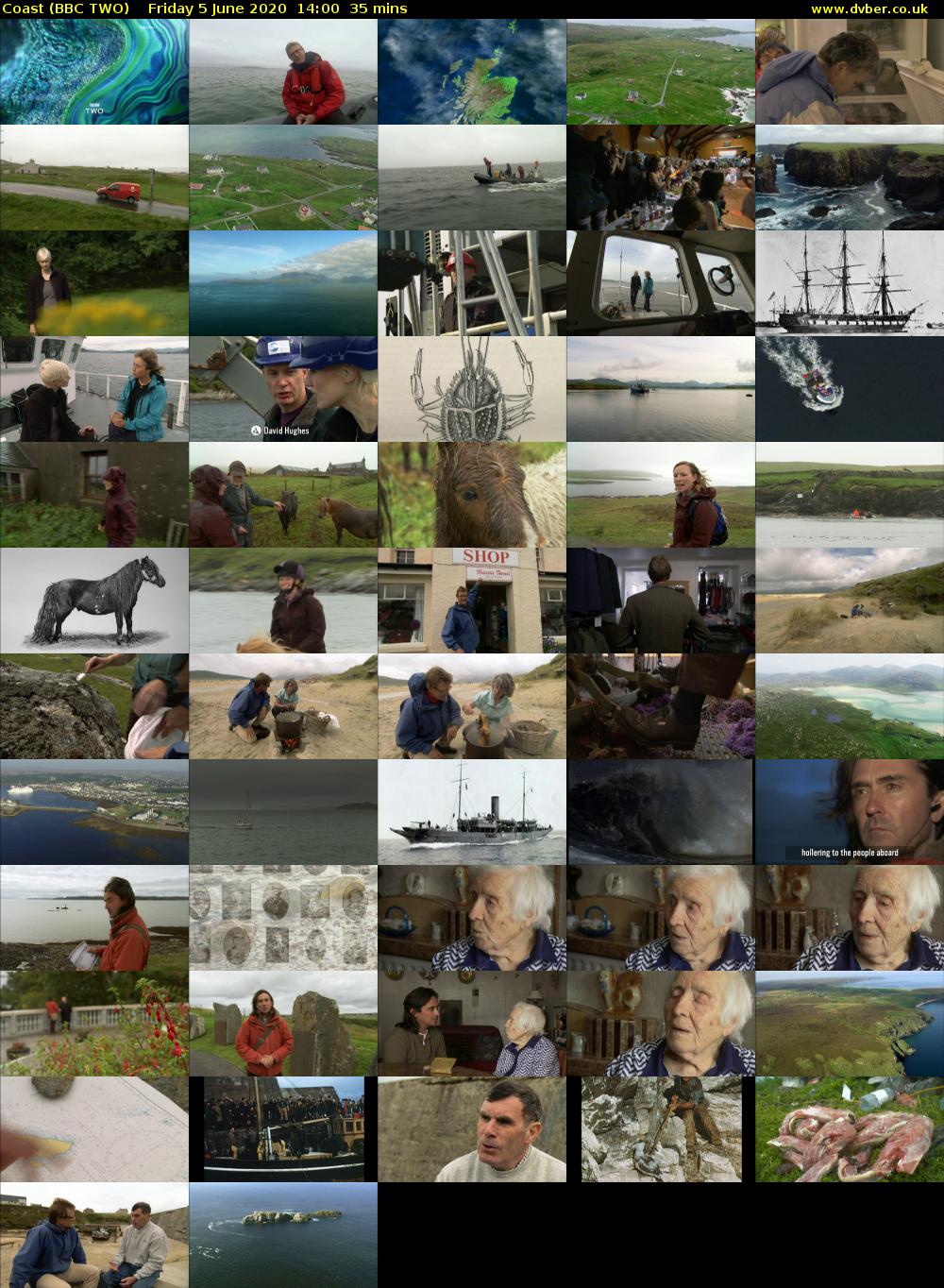 Coast (BBC TWO) Friday 5 June 2020 14:00 - 14:35