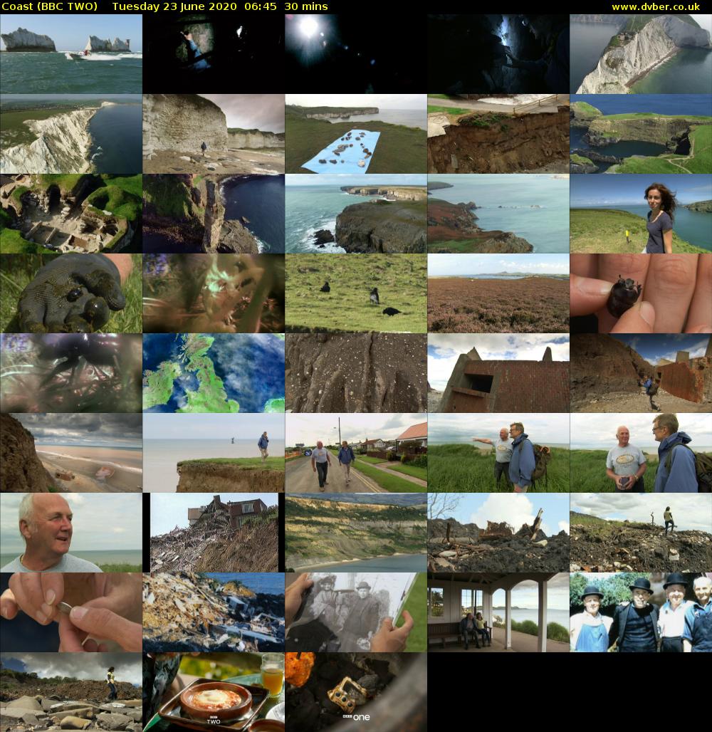 Coast (BBC TWO) Tuesday 23 June 2020 06:45 - 07:15