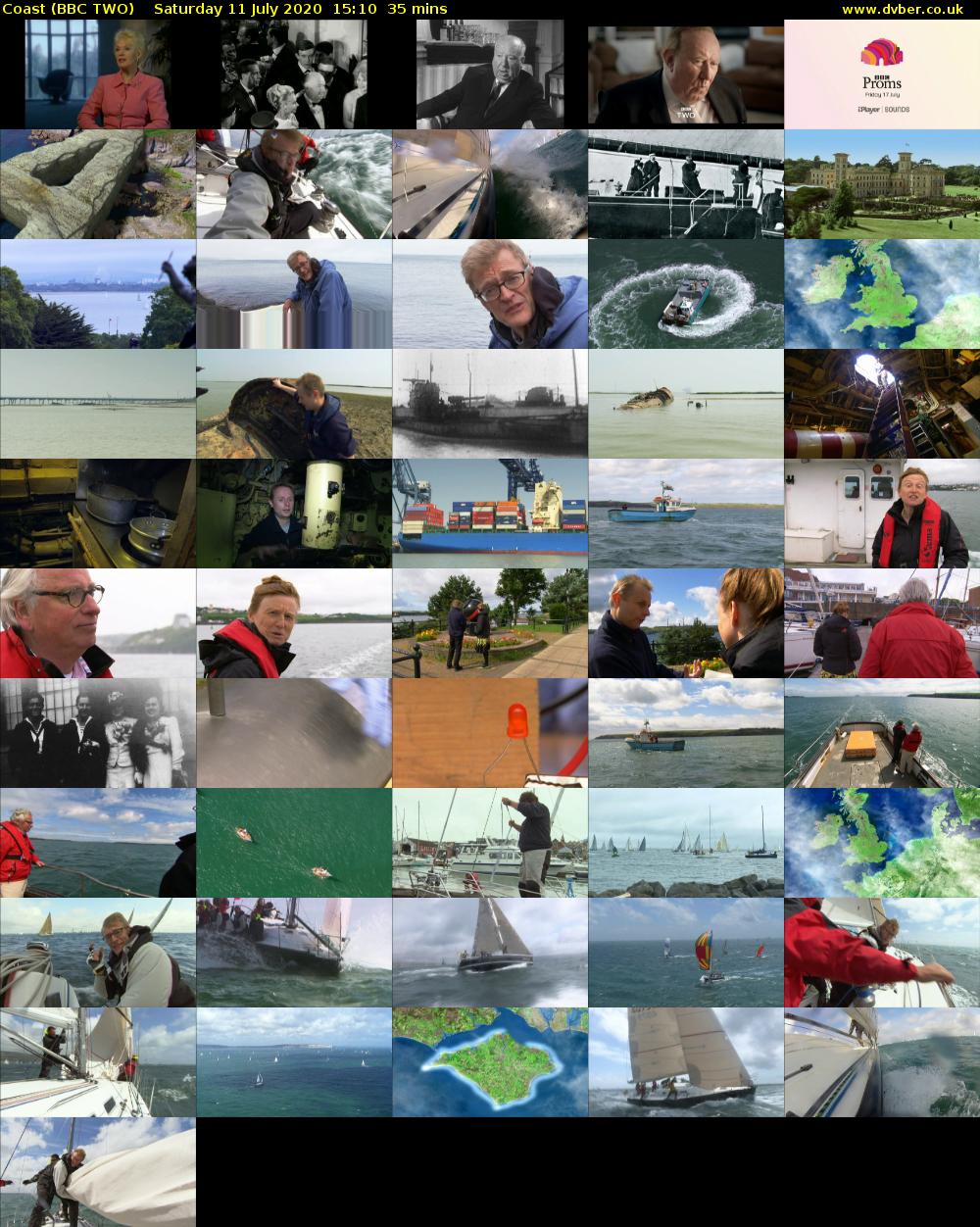 Coast (BBC TWO) Saturday 11 July 2020 15:10 - 15:45