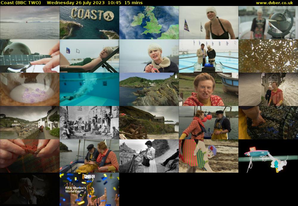 Coast (BBC TWO) Wednesday 26 July 2023 10:45 - 11:00