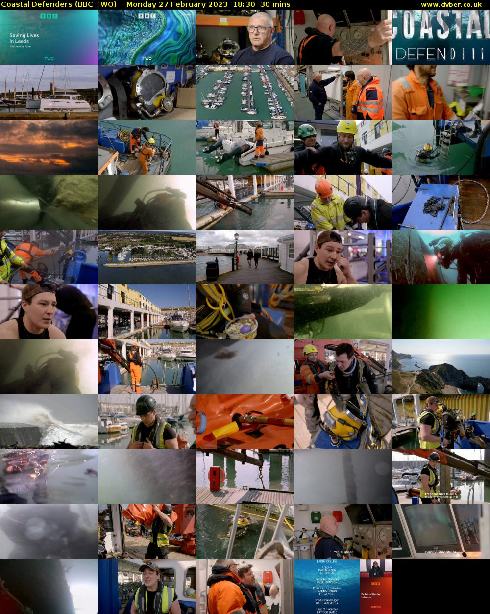 Coastal Defenders (BBC TWO) Monday 27 February 2023 18:30 - 19:00