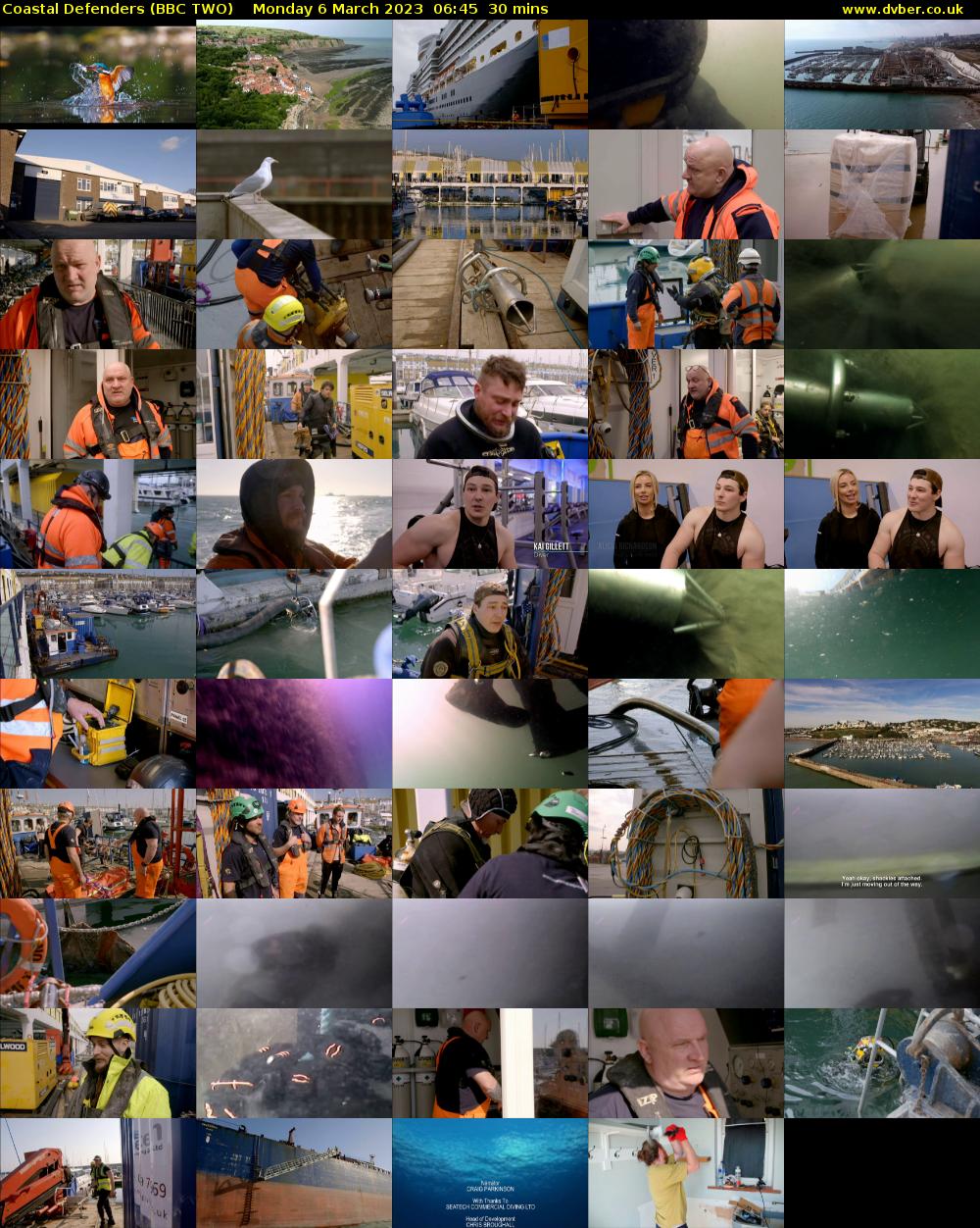 Coastal Defenders (BBC TWO) Monday 6 March 2023 06:45 - 07:15