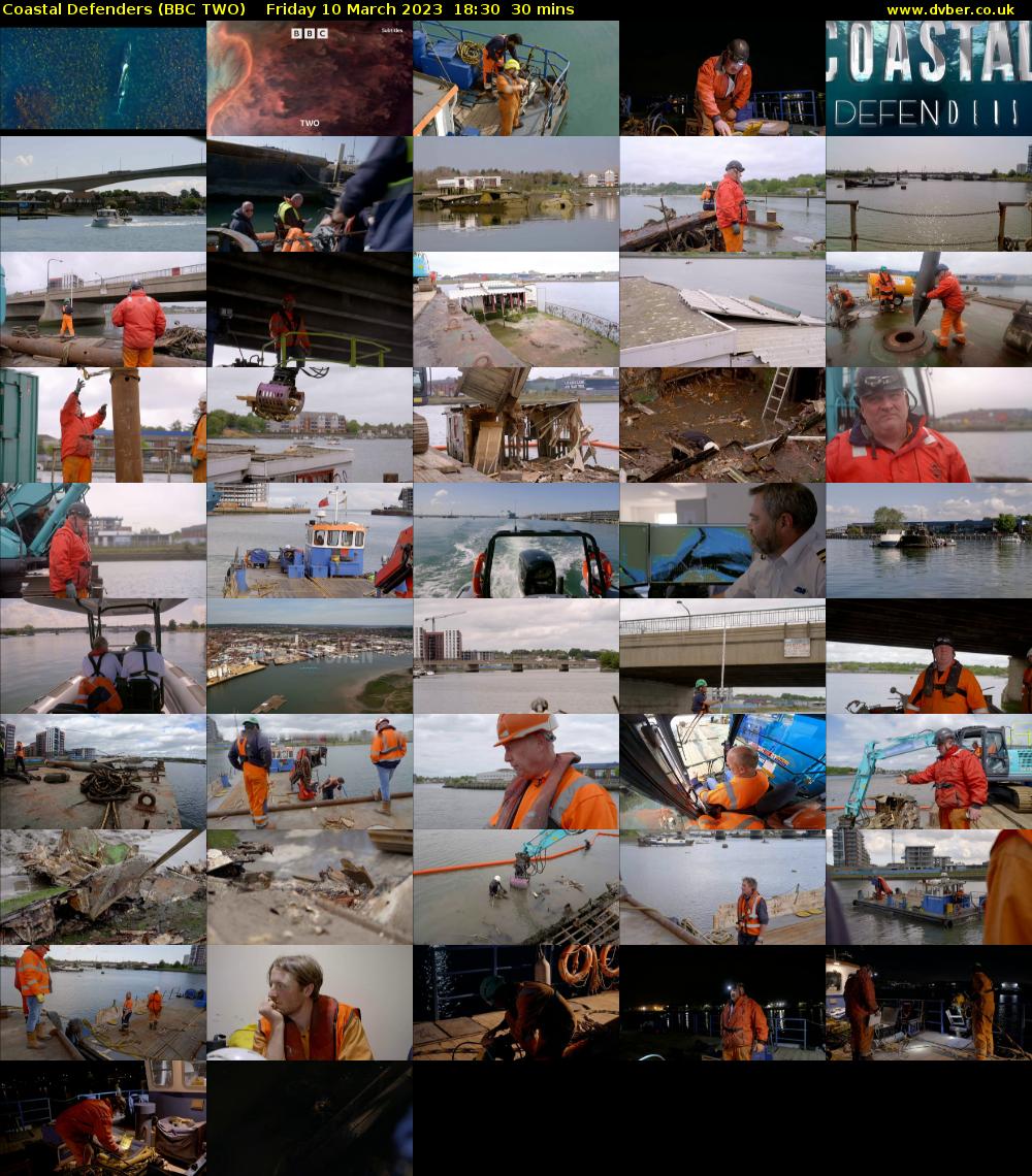 Coastal Defenders (BBC TWO) Friday 10 March 2023 18:30 - 19:00
