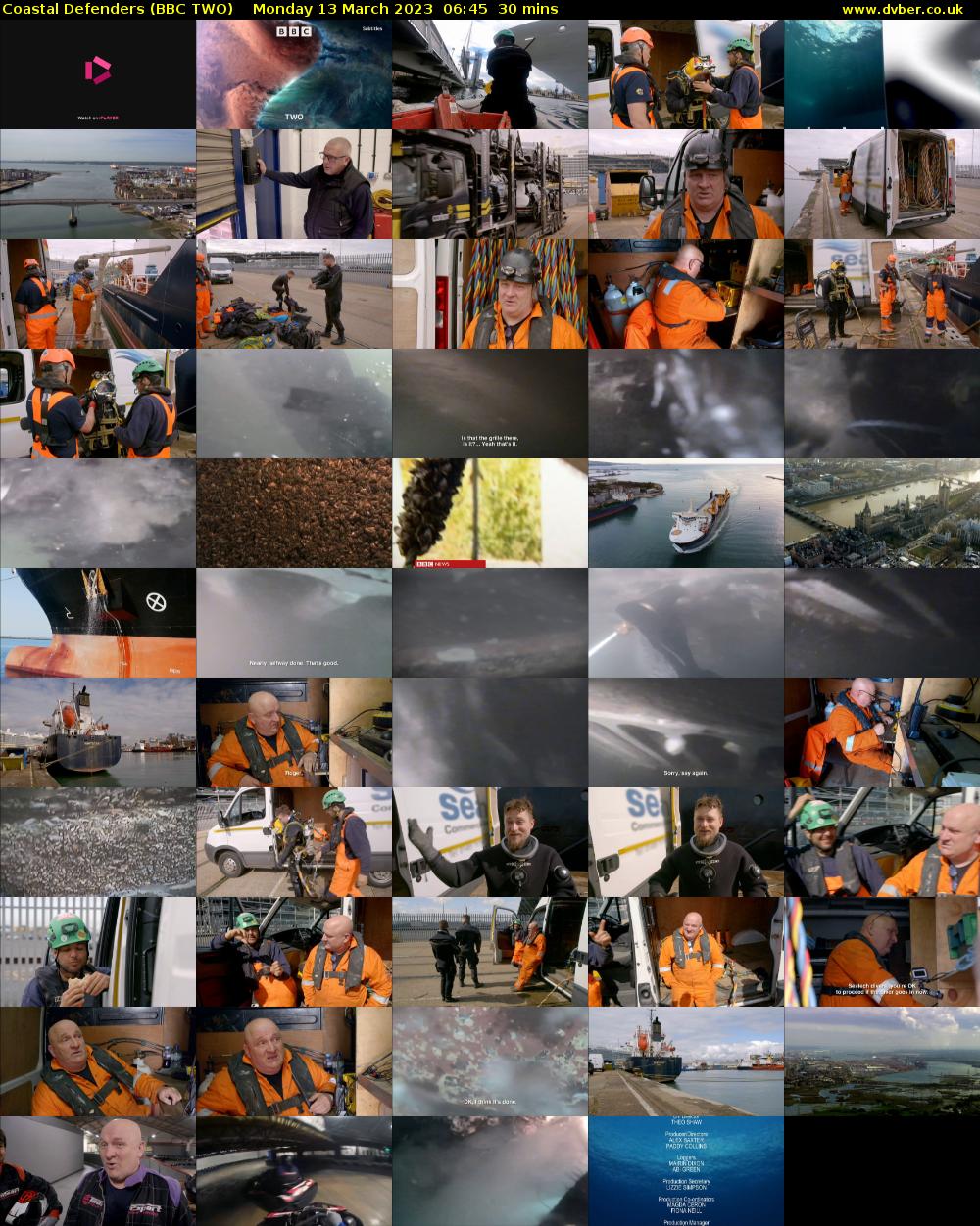 Coastal Defenders (BBC TWO) Monday 13 March 2023 06:45 - 07:15
