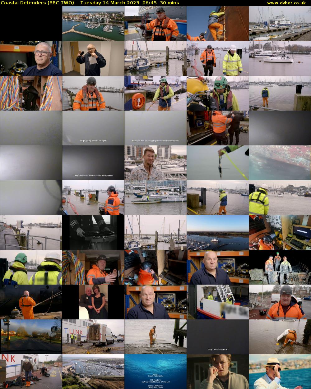 Coastal Defenders (BBC TWO) Tuesday 14 March 2023 06:45 - 07:15
