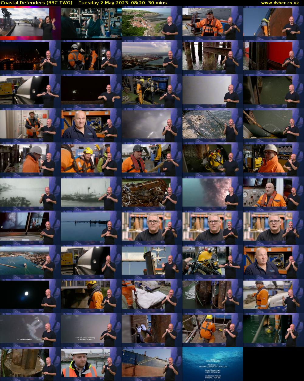 Coastal Defenders (BBC TWO) Tuesday 2 May 2023 08:20 - 08:50