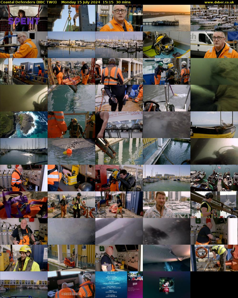 Coastal Defenders (BBC TWO) Monday 15 July 2024 15:15 - 15:45