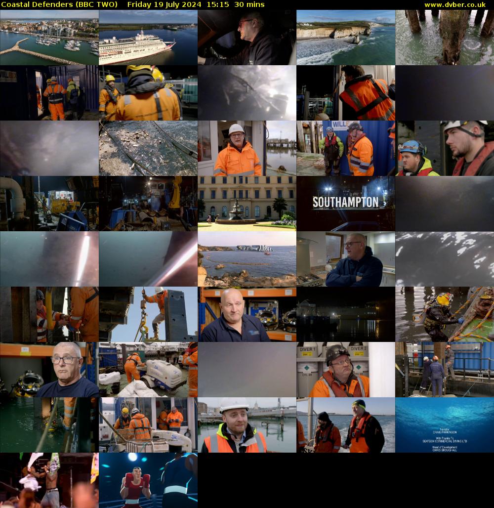 Coastal Defenders (BBC TWO) Friday 19 July 2024 15:15 - 15:45