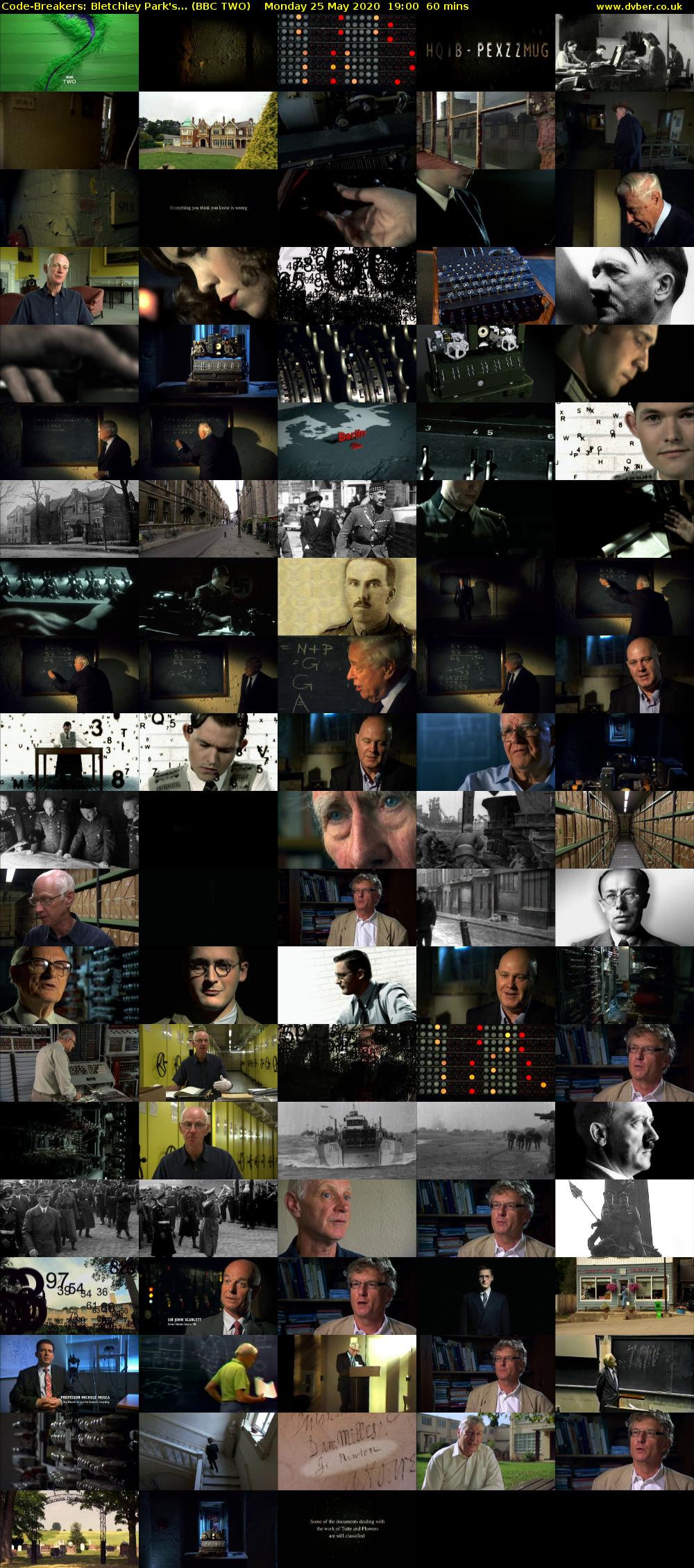 Code-Breakers: Bletchley Park's... (BBC TWO) Monday 25 May 2020 19:00 - 20:00
