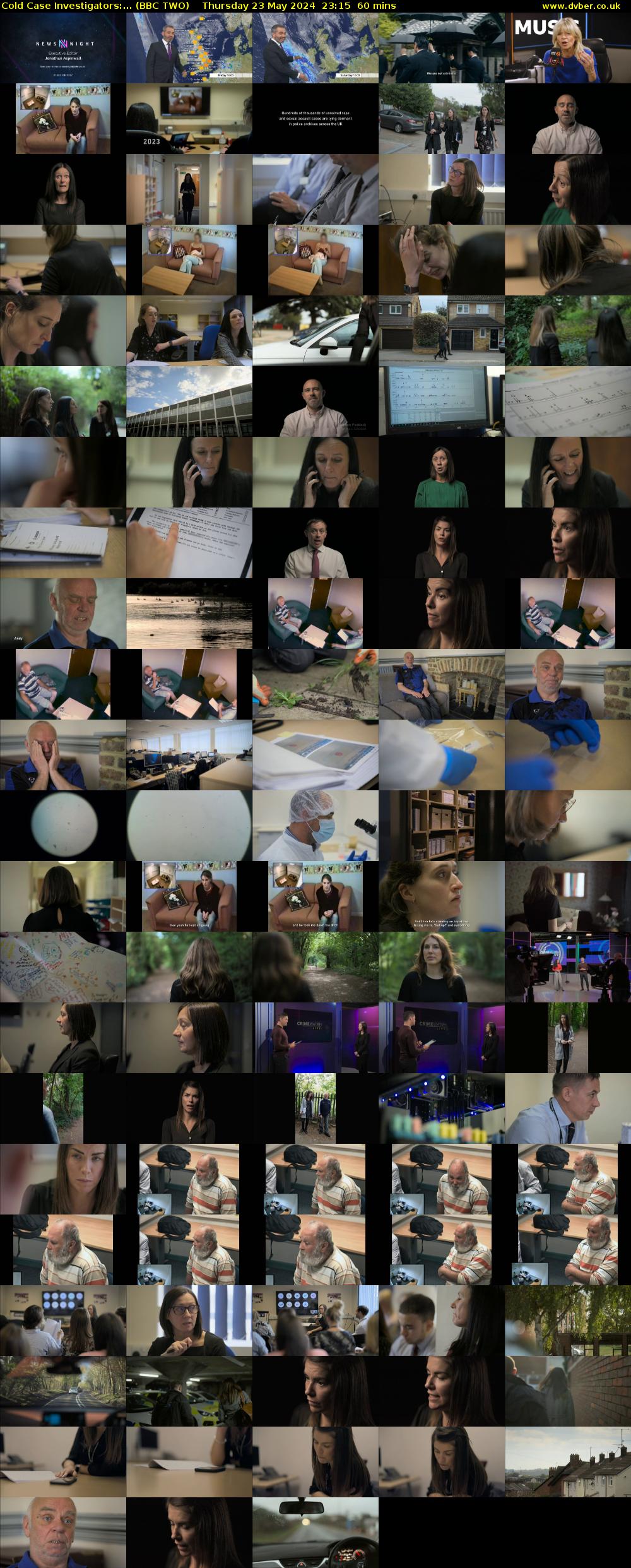 Cold Case Investigators:... (BBC TWO) Thursday 23 May 2024 23:15 - 00:15