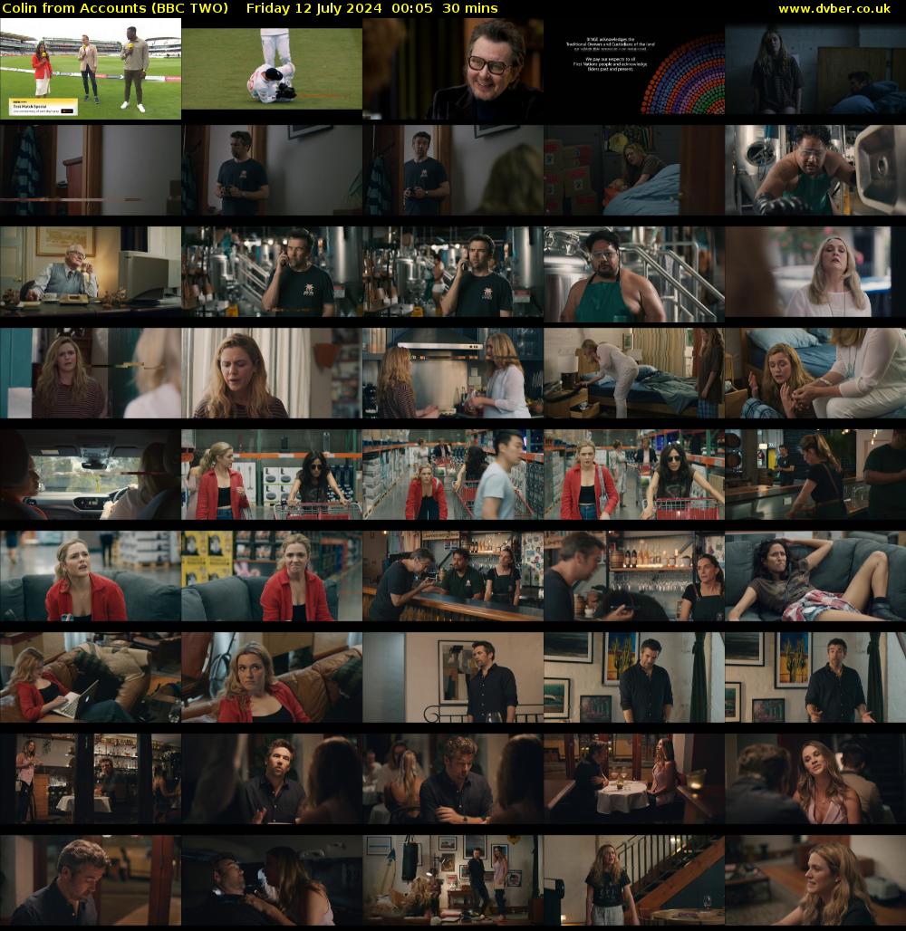 Colin from Accounts (BBC TWO) Friday 12 July 2024 00:05 - 00:35