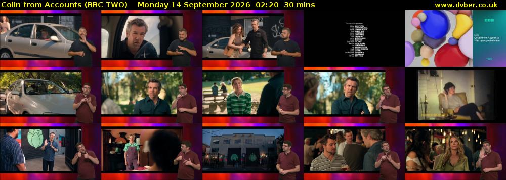 Colin from Accounts (BBC TWO) Monday 14 September 2026 02:20 - 02:50