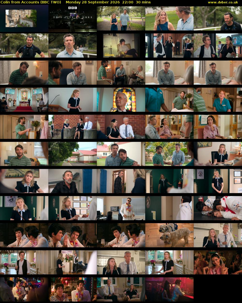 Colin from Accounts (BBC TWO) Monday 28 September 2026 22:00 - 22:30