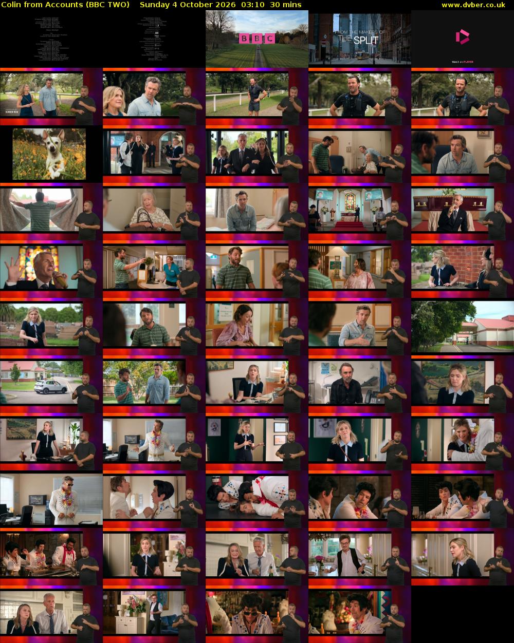 Colin from Accounts (BBC TWO) Sunday 4 October 2026 03:10 - 03:40