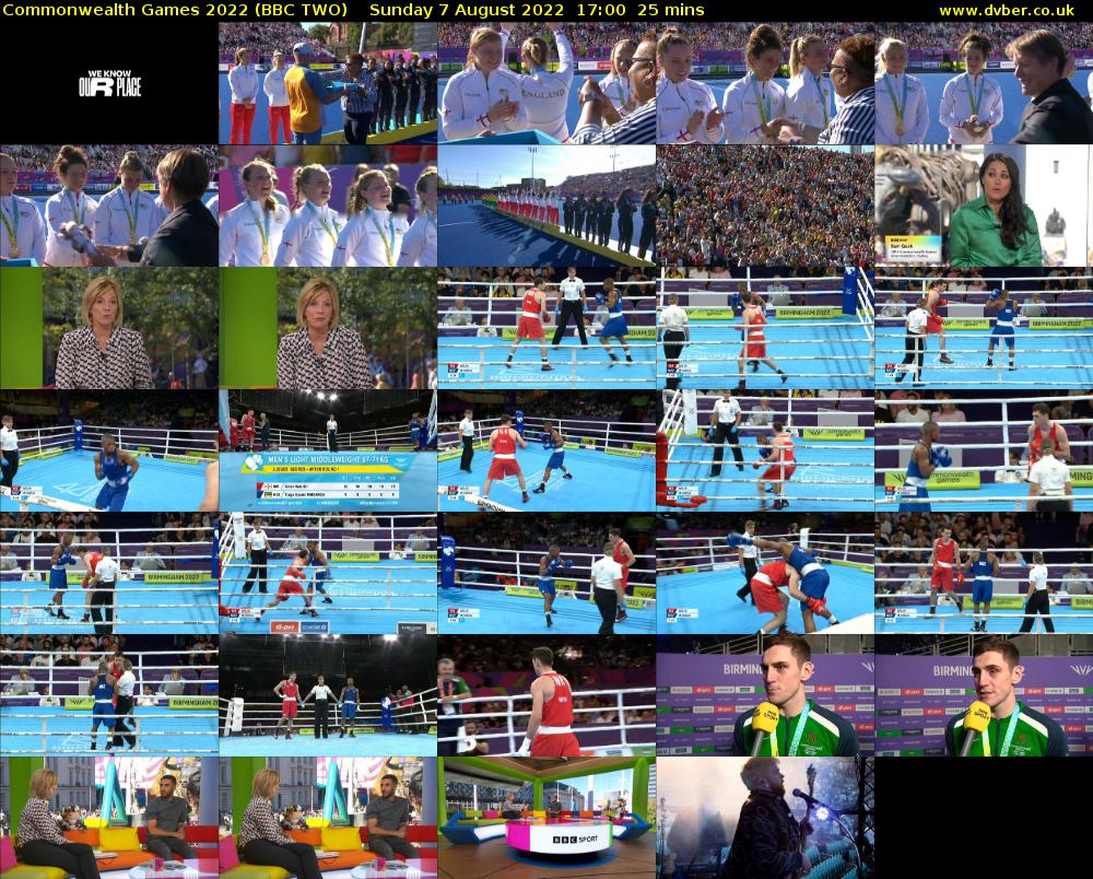 Commonwealth Games 2022 (BBC TWO) Sunday 7 August 2022 17:00 - 17:25