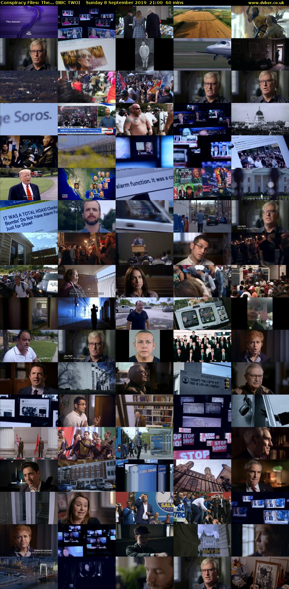 Conspiracy Files: The... (BBC TWO) Sunday 8 September 2019 21:00 - 22:00
