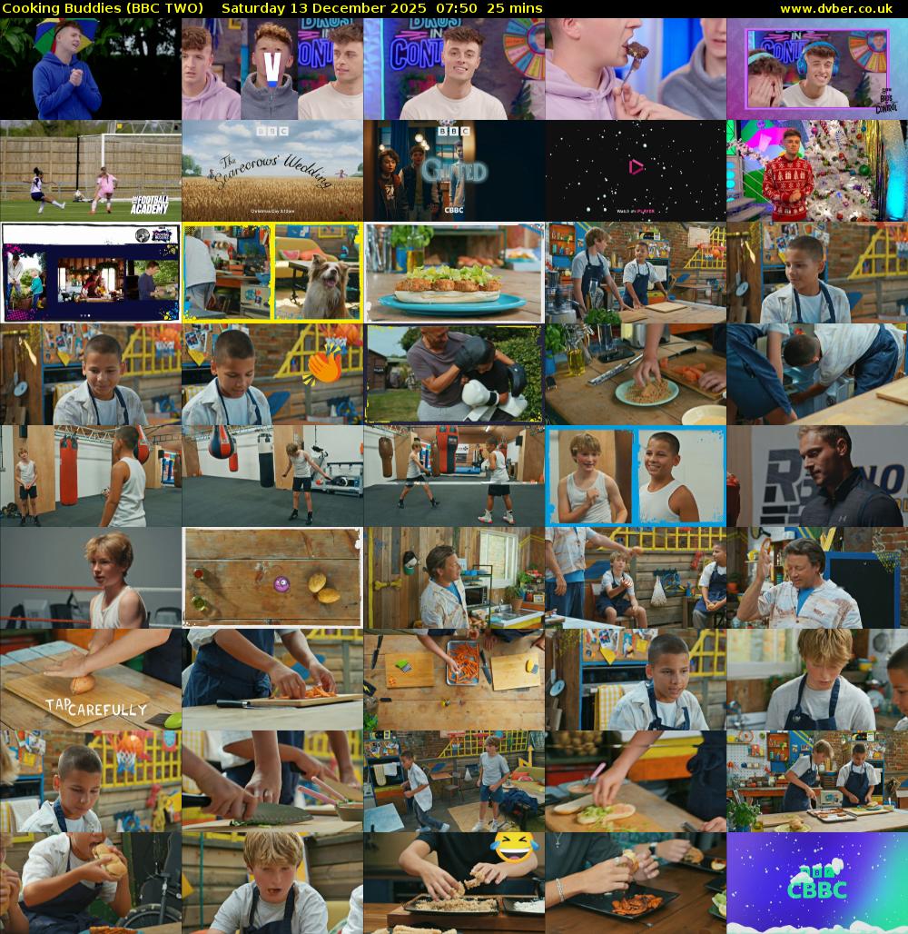 Cooking Buddies (BBC TWO) Saturday 13 December 2025 07:50 - 08:15