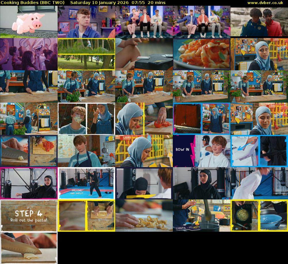 Cooking Buddies (BBC TWO) Saturday 10 January 2026 07:55 - 08:15